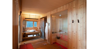 Hüttendorf - Wellnessbereich: im Hauptgebäude - Natz-Schabs - ADLER Lodge RITTEN private sauna - ADLER Lodge RITTEN