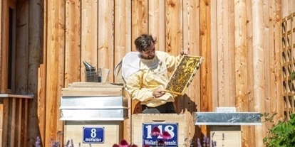 Hüttendorf - Balkon - Berg (Anthering, Hallwang) - Hauseigene Bio Imkerei mit einem der besten Honige in ganz Tirol. - ALPEGG CHALETS