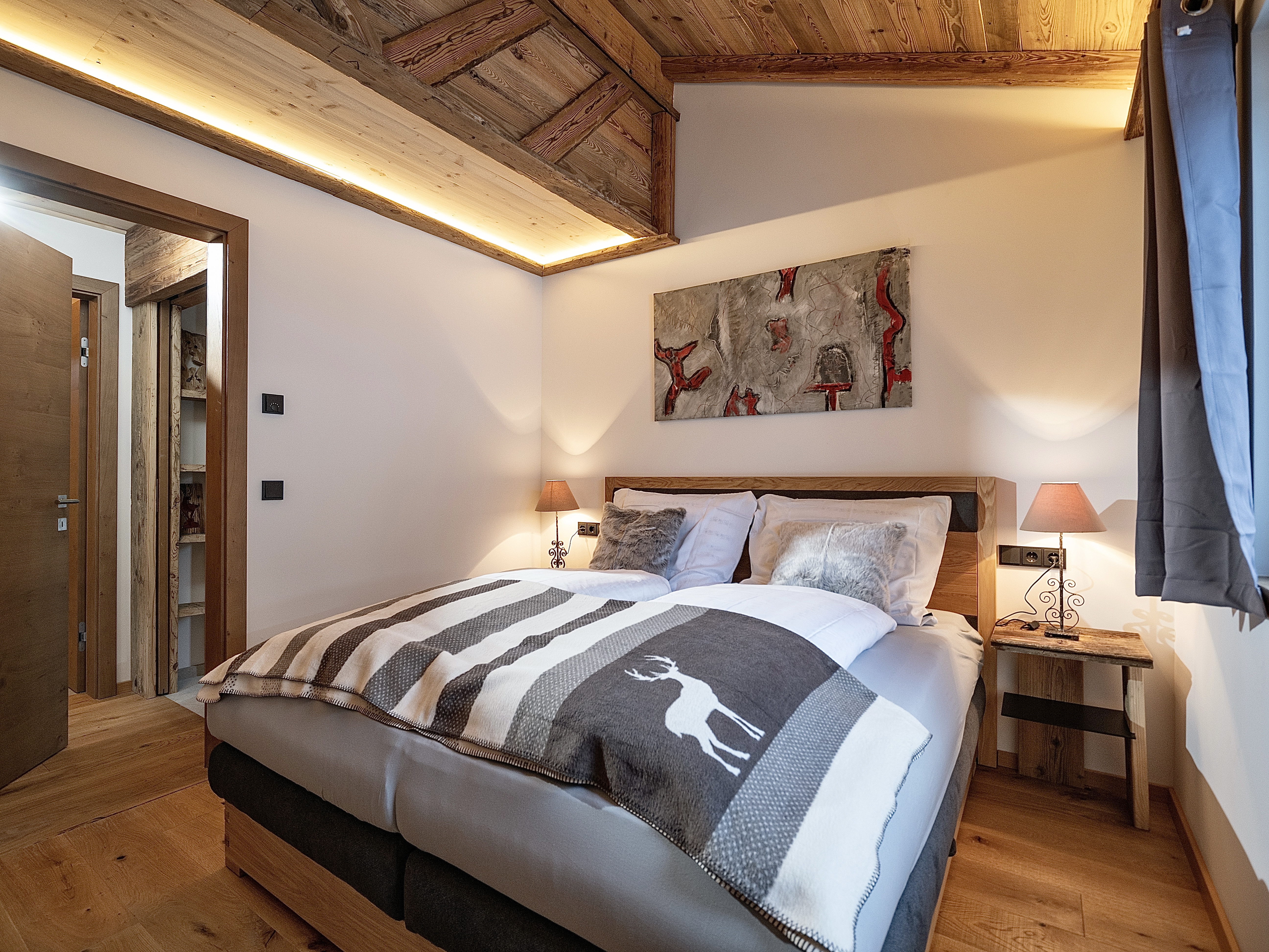 Chalet: Schlafzimmer 2 - Luxus Chalet - das brunn
