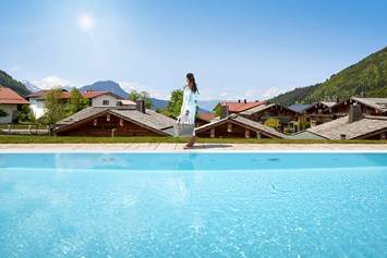 Chalet: Pool - Alpin Chalets Panoramahotel Oberjoch