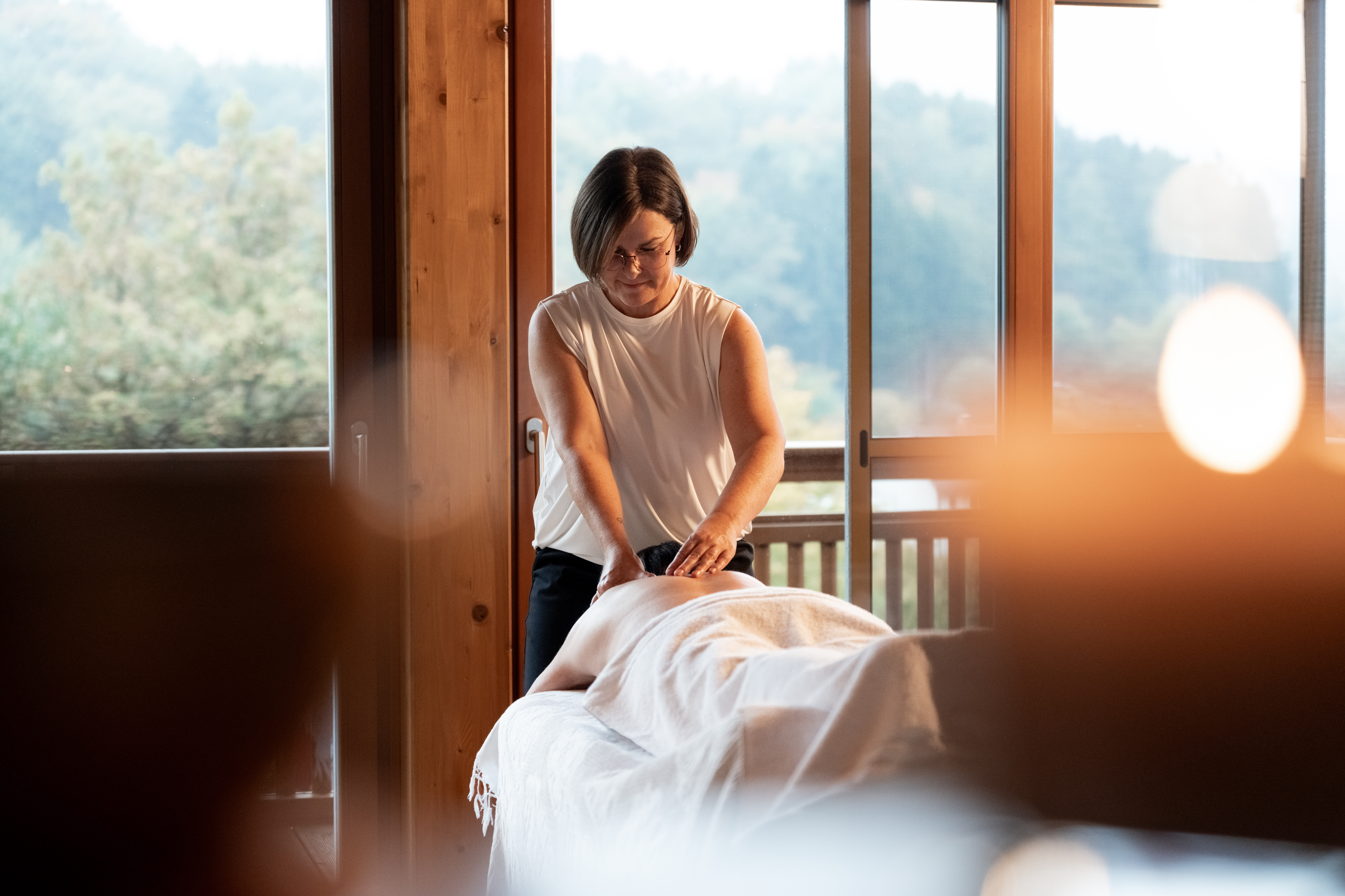 Chalet: Massage im Chalet - Bergdorf Spessart