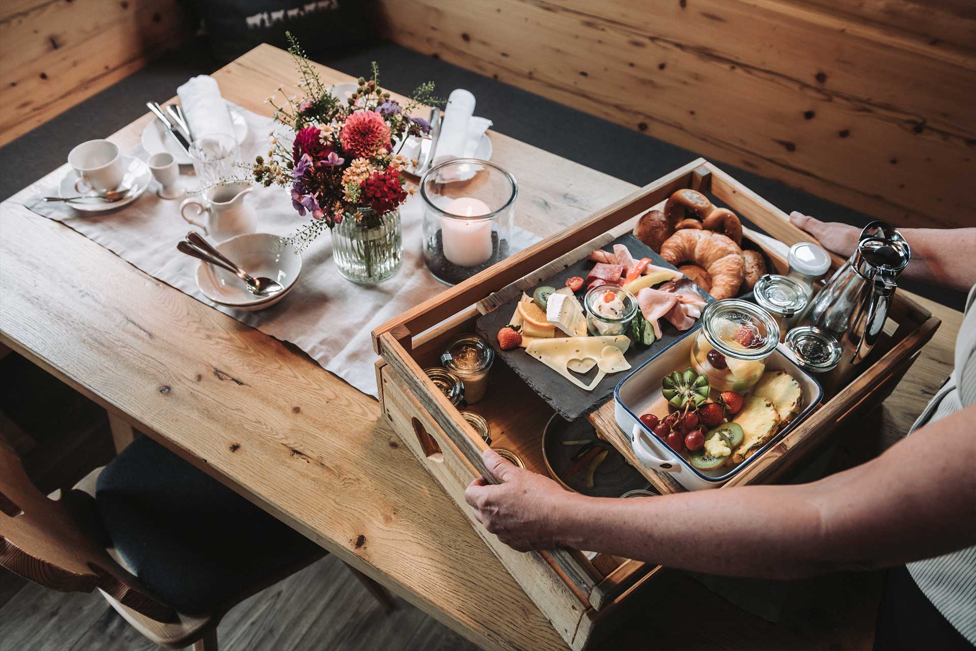 Chalet: Alpzitt Chalets - Essen | Trinken