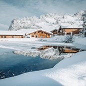 Chalet - Mühlweiher im Winter - Alpzitt Chalets