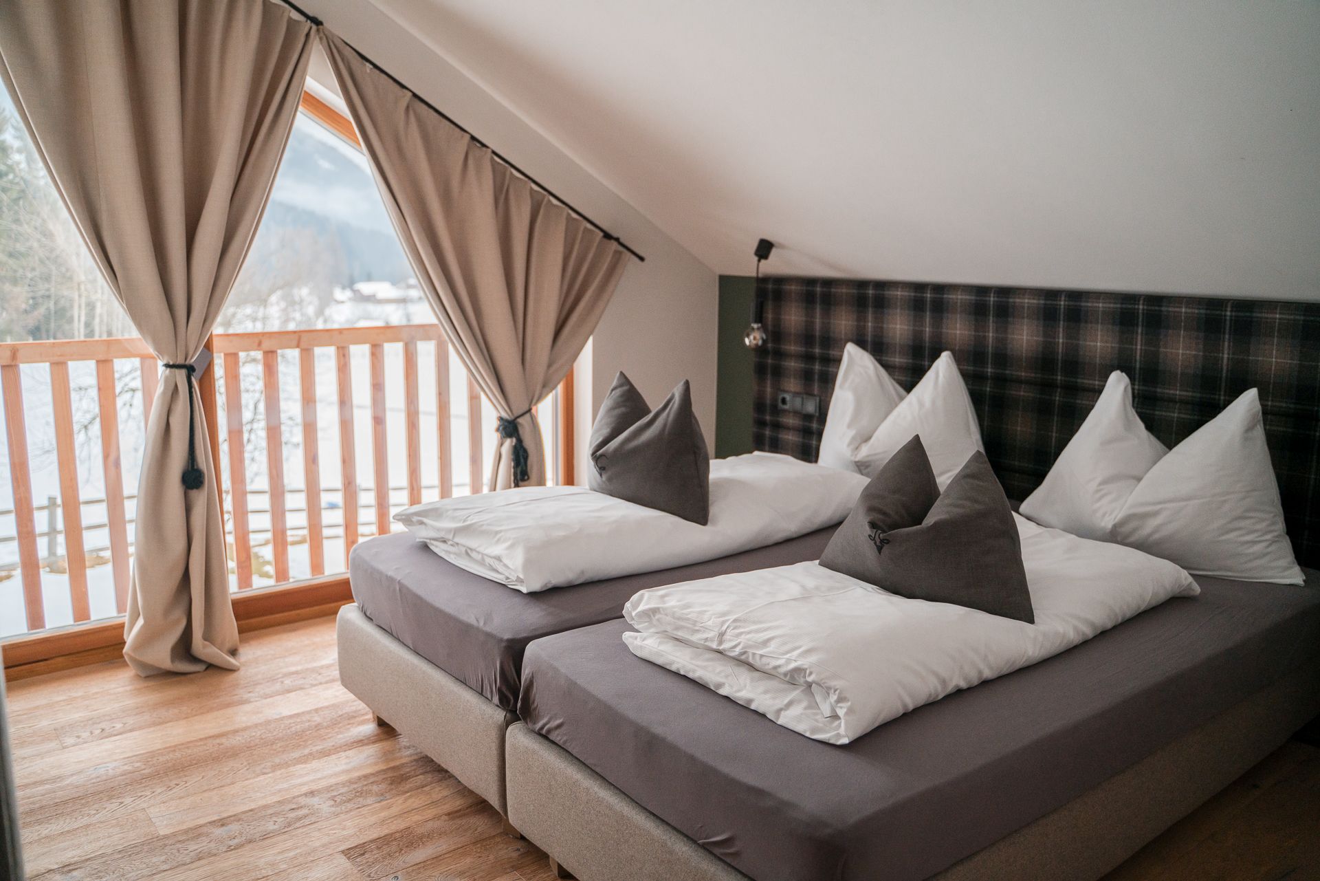 Hüttendorf - Murau (Murau) - Schlafzimmer im Chalet - Lerchpeuntgut Almchalets