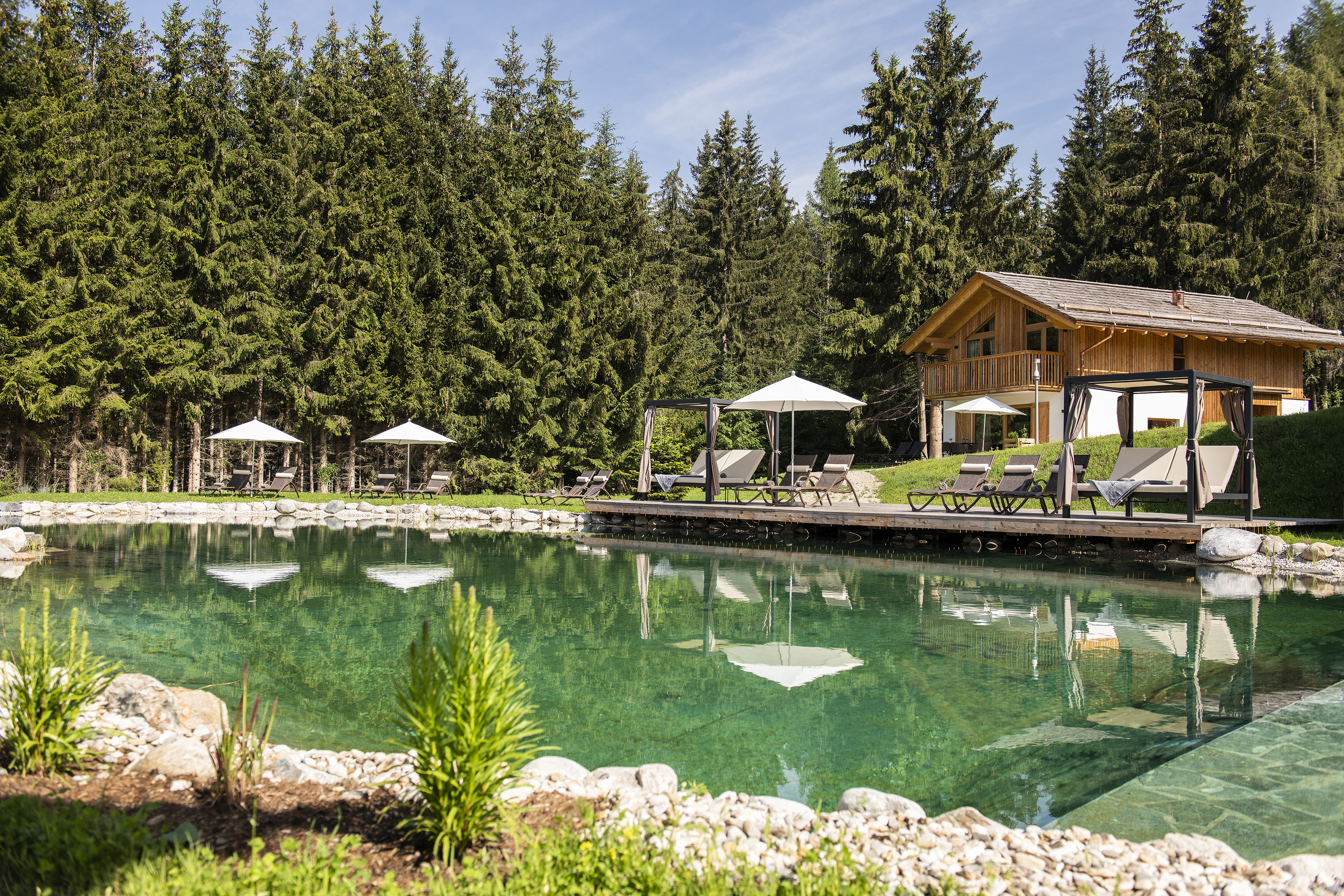 Hüttendorf - Murau (Murau) - Chalet und Naturbadeteich - Lerchpeuntgut Almchalets