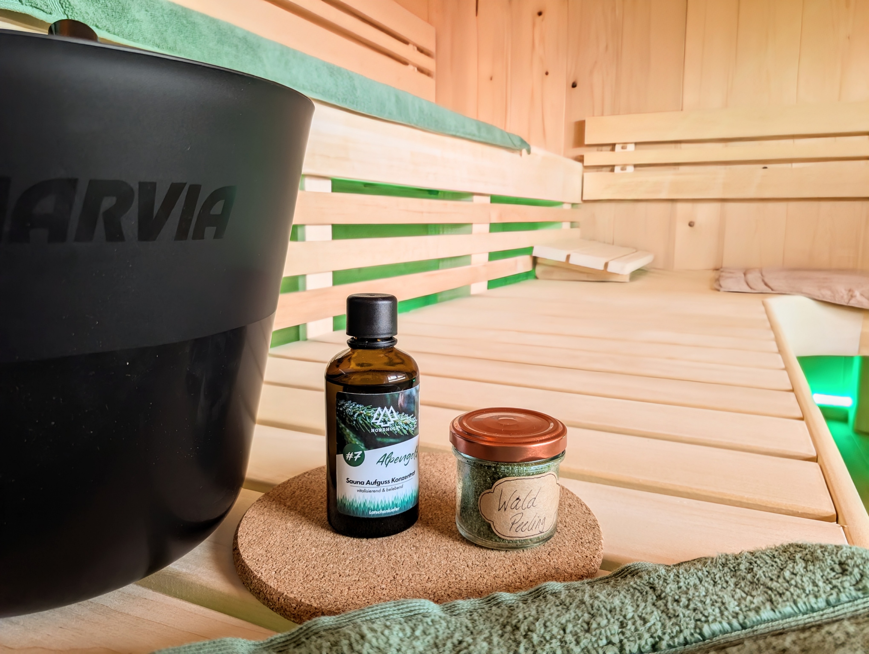 Hüttendorf - Frühstück: Frühstückservice - Sauna - Inser Hof - Hüttenleben Bayern