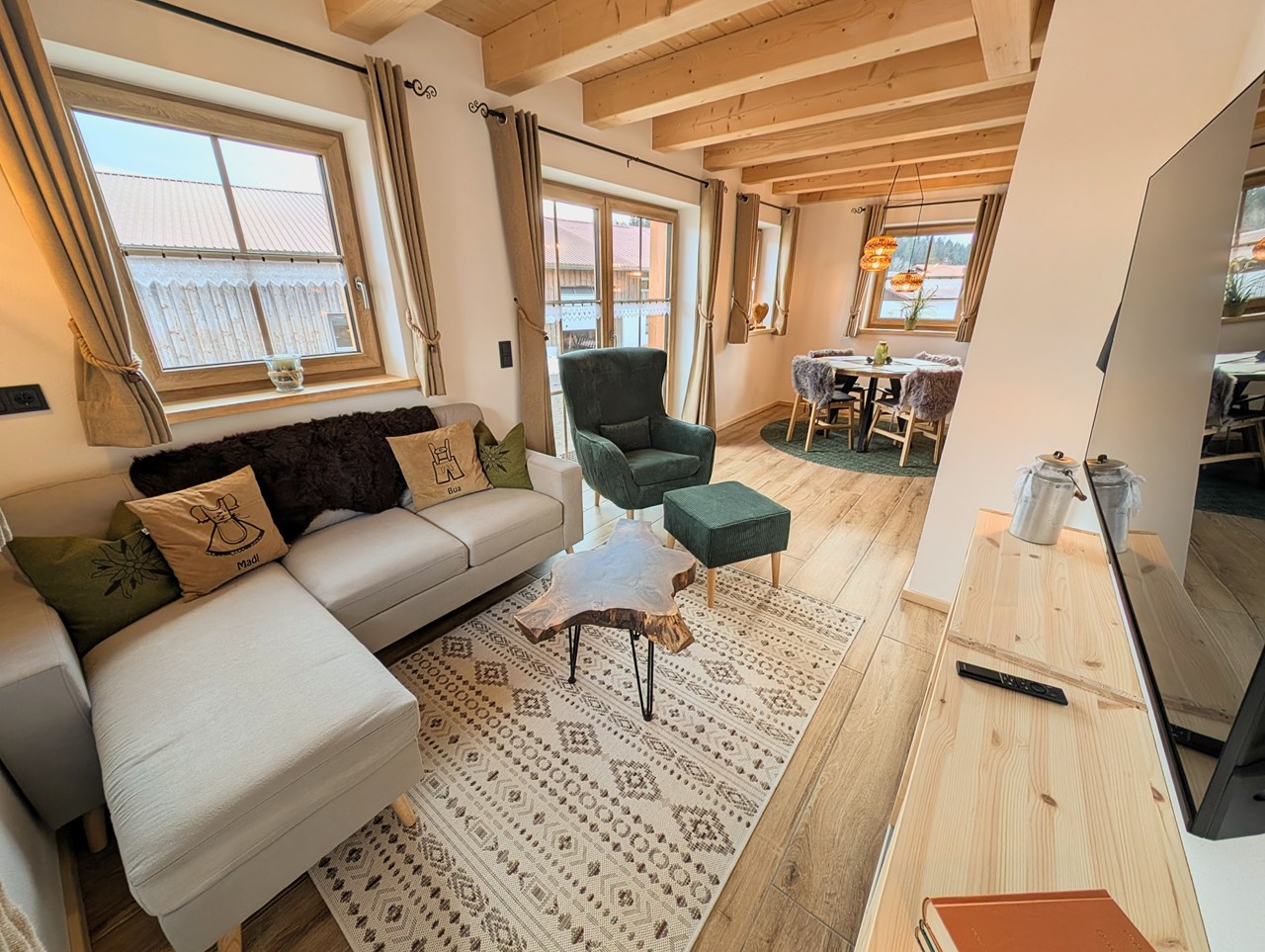 Inser Hof - Hüttenleben Bayern Hütten im Detail 5***** Chalet Wilde Möhre