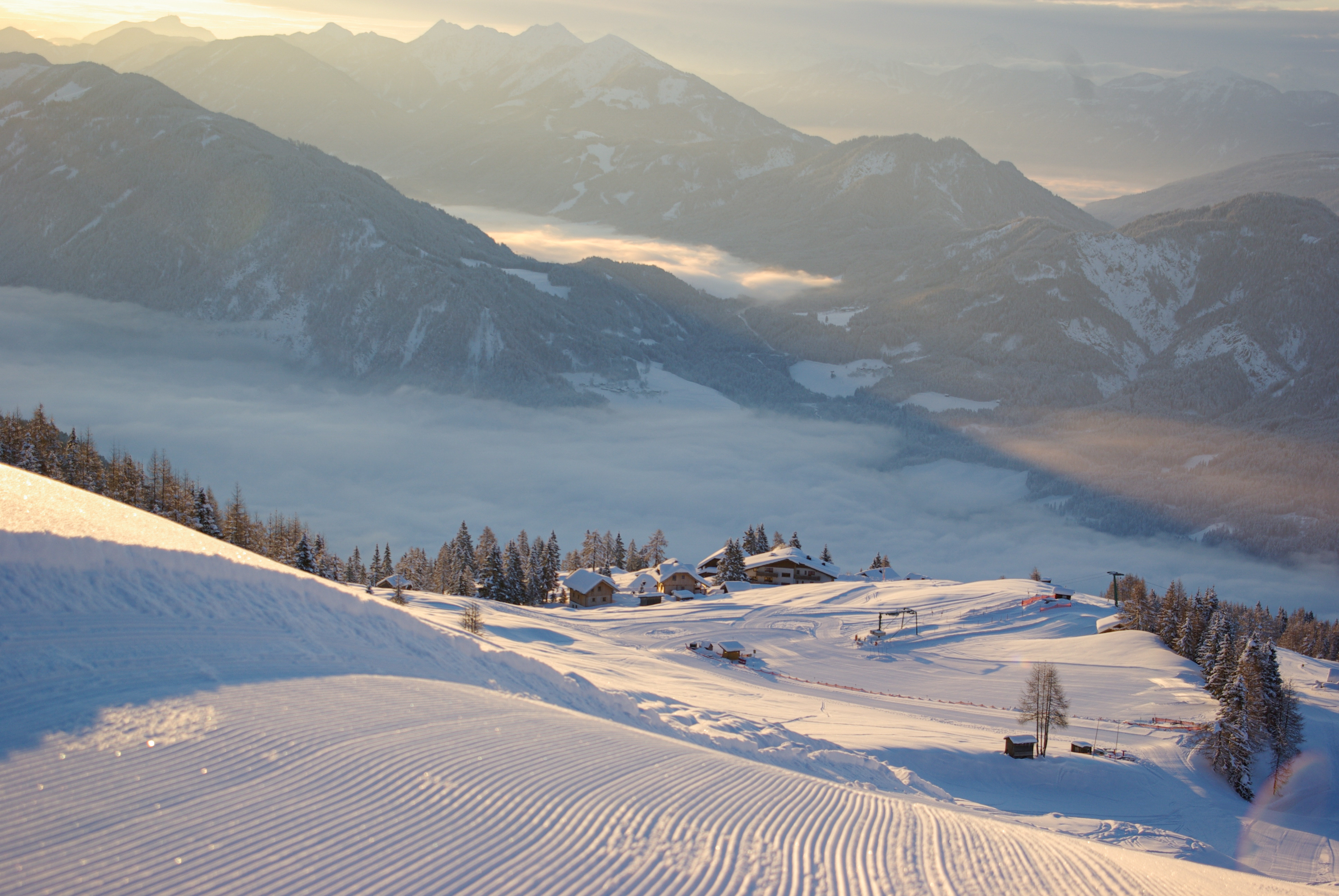 Chalet: Skipisten Emberger Alm - Beim Rauter – Emberger Alm - Umgebung