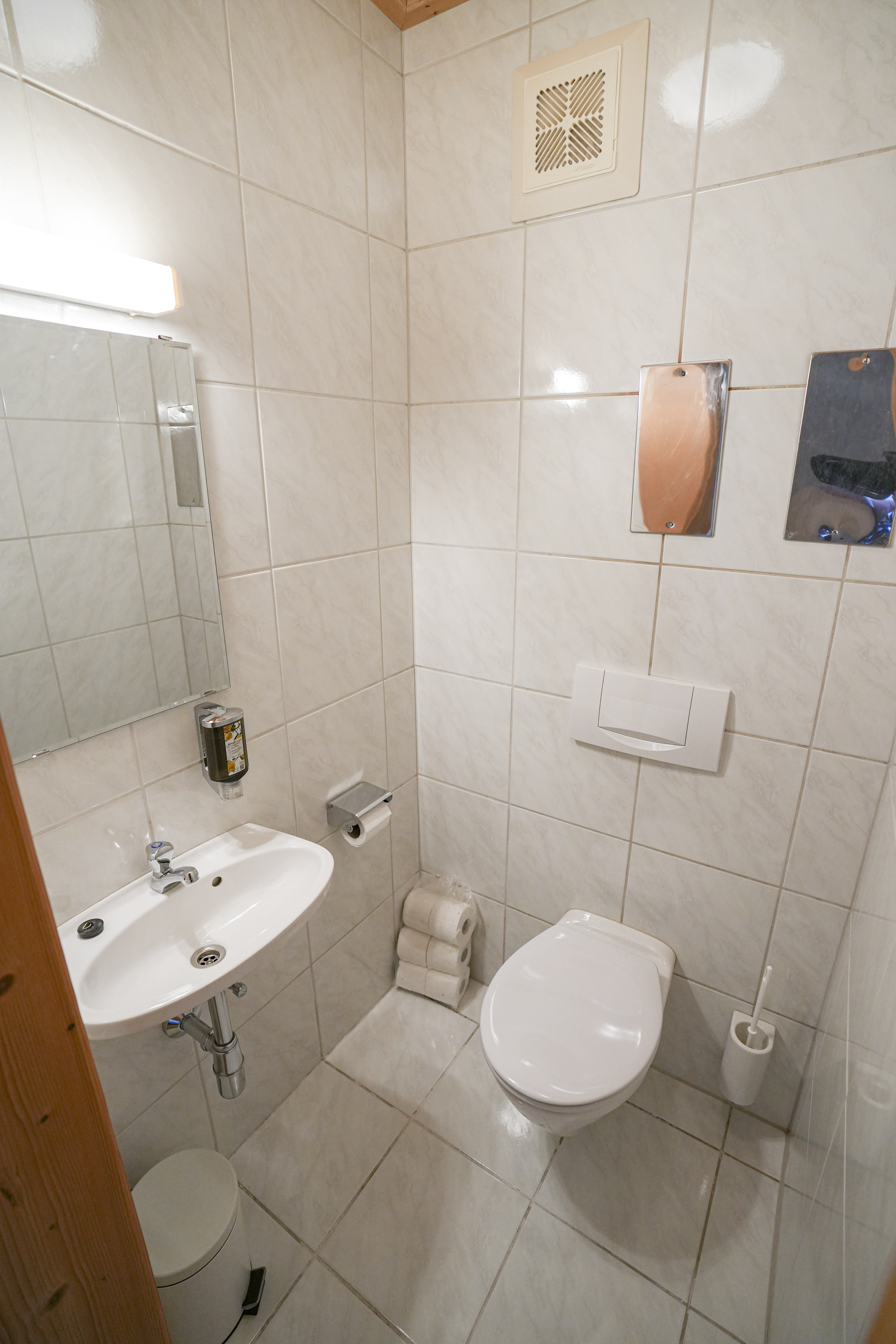 Chalet: Toilette 1 – im Erdgeschoss - Beim Rauter – Emberger Alm - Innen