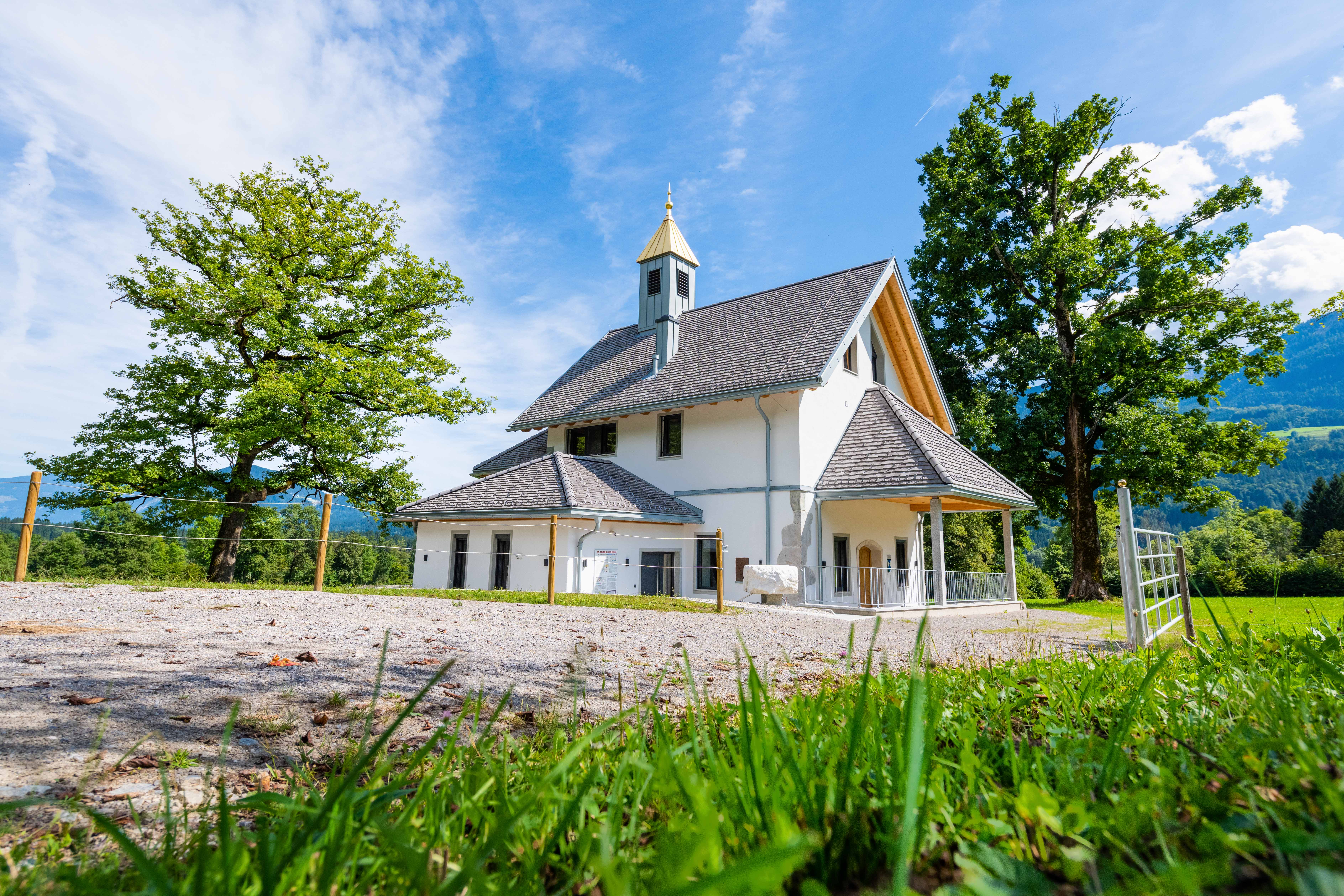 Chalet: Ansicht von Nordwesten - Das Jakob – Historia in Otium - Außen