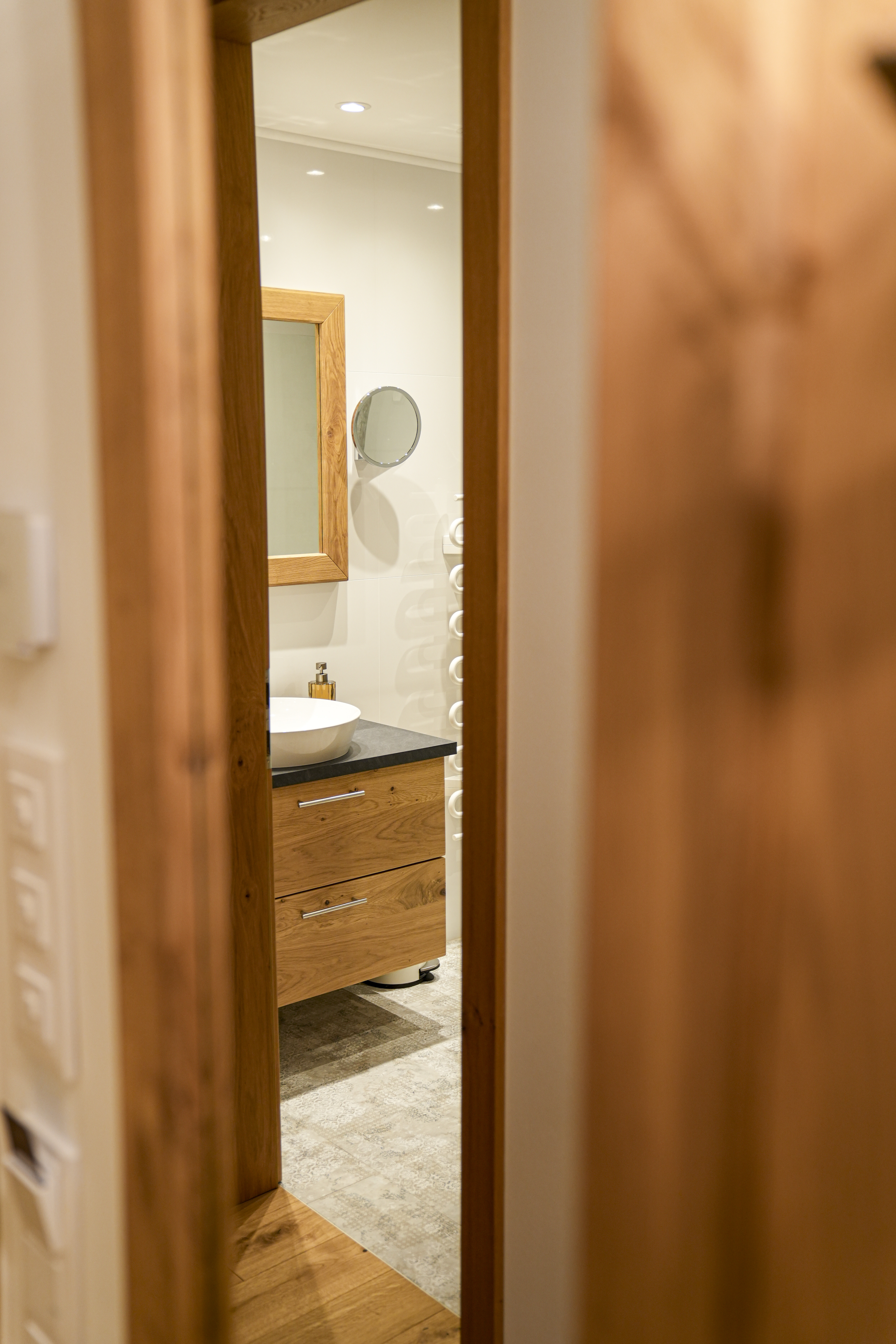 Chalet: Badezimmer - Das Jakob – Historia in Otium - Innen, Wellness | Entspannen