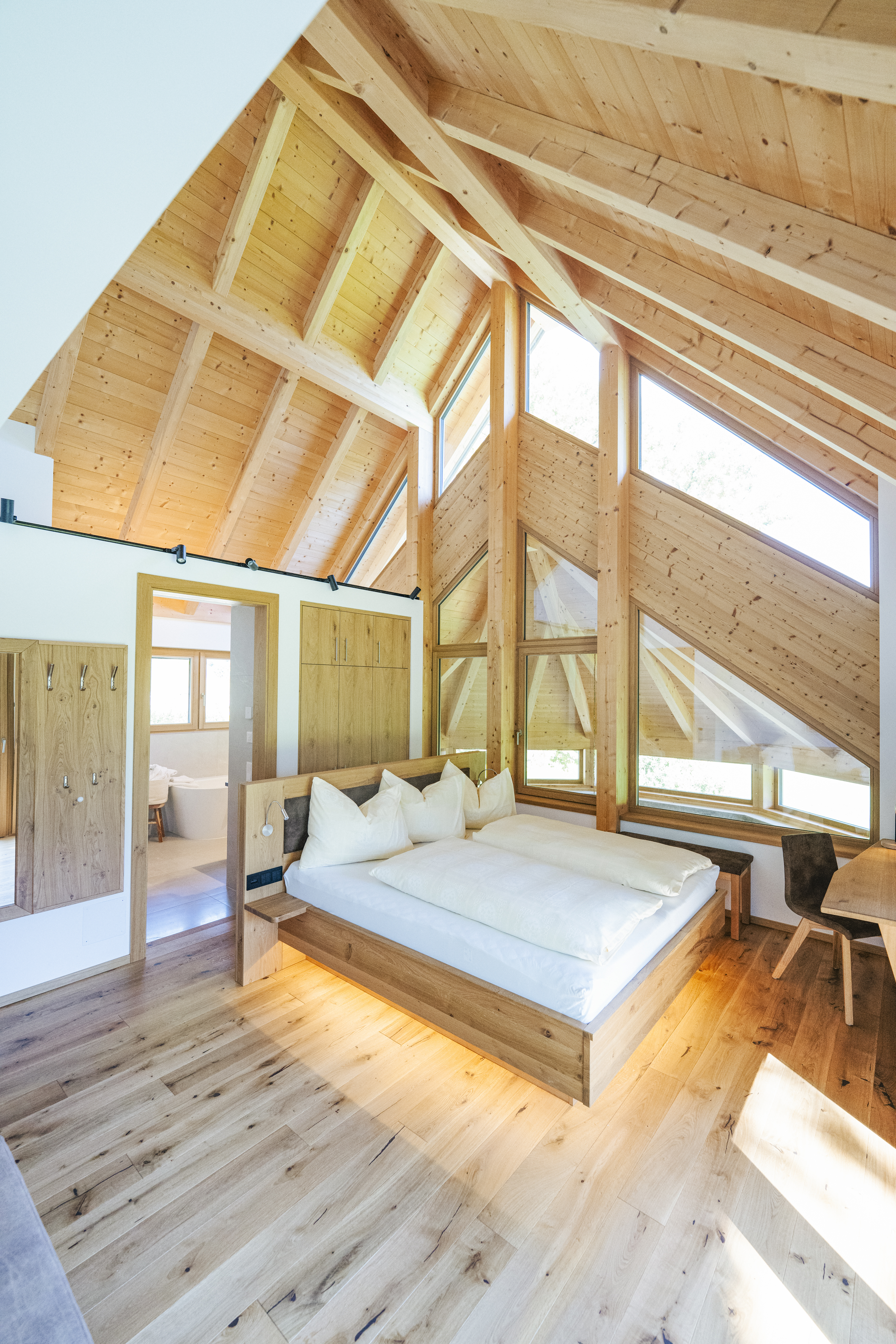 Chalet: Master-Schlafzimmer im ersten Stock - Das Jakob – Historia in Otium - Innen