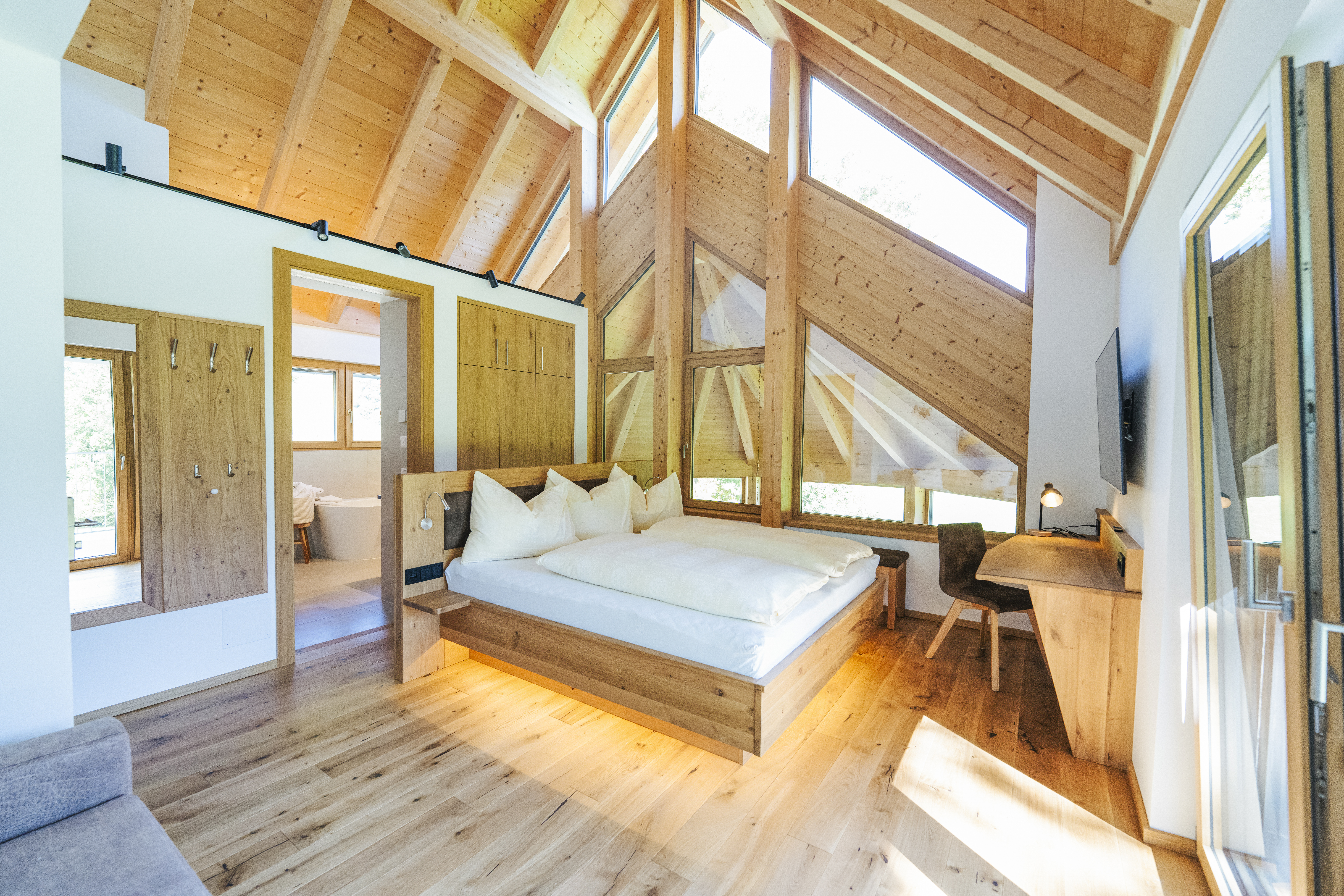 Chalet: Master-Schlafzimmer en suite - Das Jakob – Historia in Otium - Innen