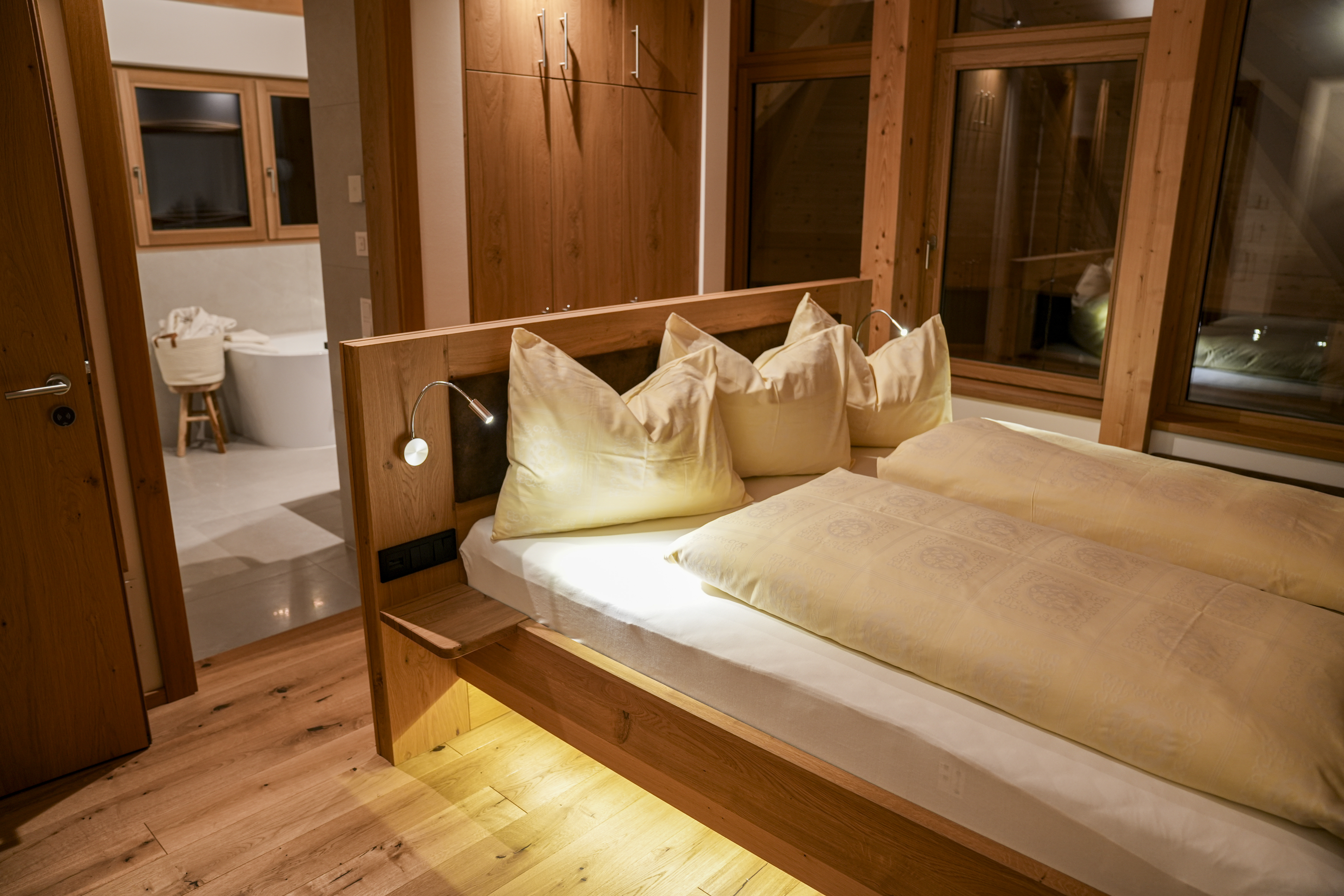 Das Jakob – St. Jakob im Aichholz Hütten im Detail Das Master-Schlafzimmer