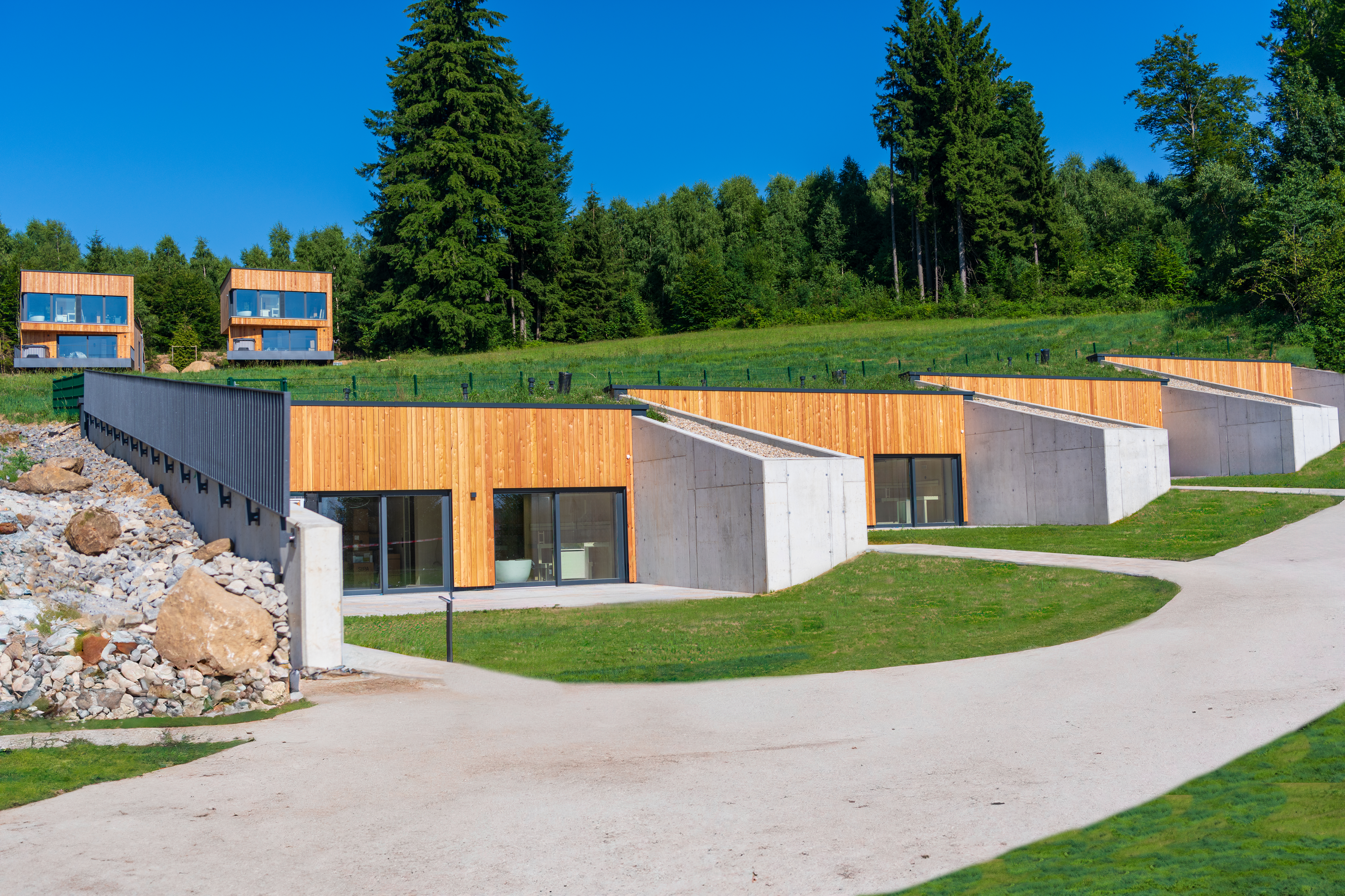 Chalet: Erdhäuser - GutsAlm Harlachberg - Außen, Umgebung