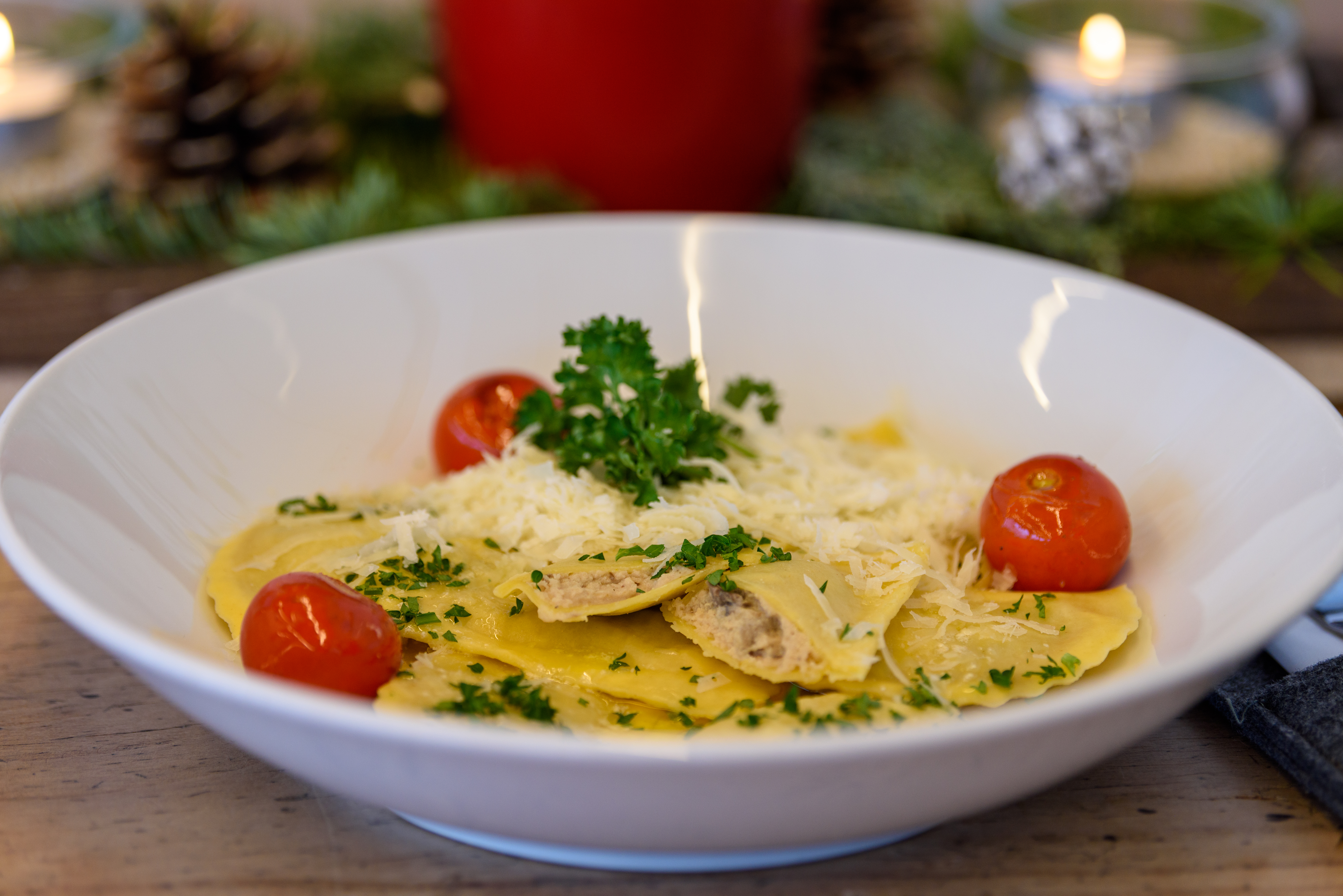 Chalet: Panzerotti - GutsAlm Harlachberg - Essen | Trinken