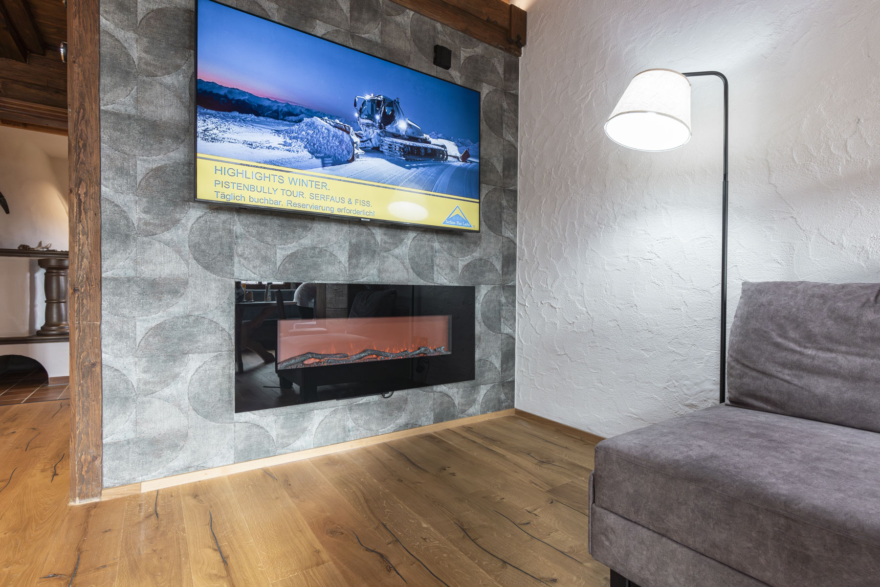 Chalet: Wohnraum - Chalet Laudegg - Innen