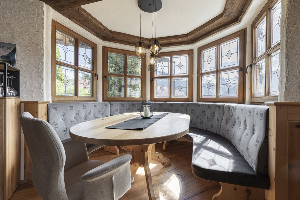 Chalet: Essbereich - Chalet Laudegg - Innen