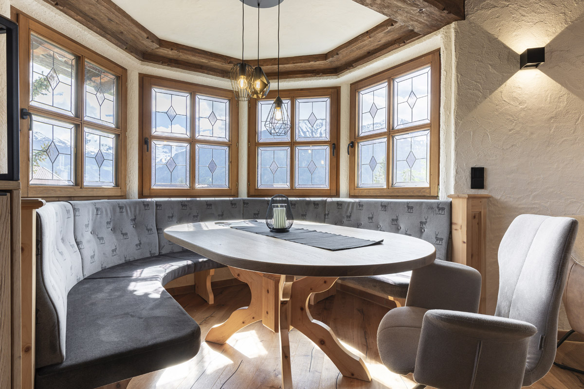 Chalet: Essbereich - Chalet Laudegg - Innen