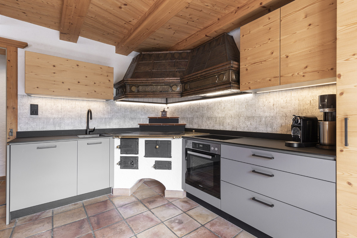 Chalet: Küche - Chalet Laudegg - Innen