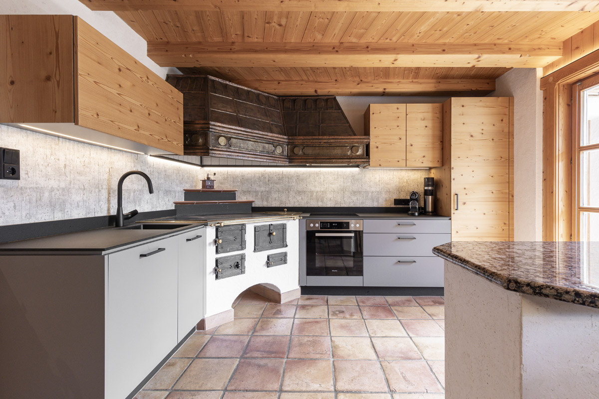 Chalet: Küche - Chalet Laudegg - Innen