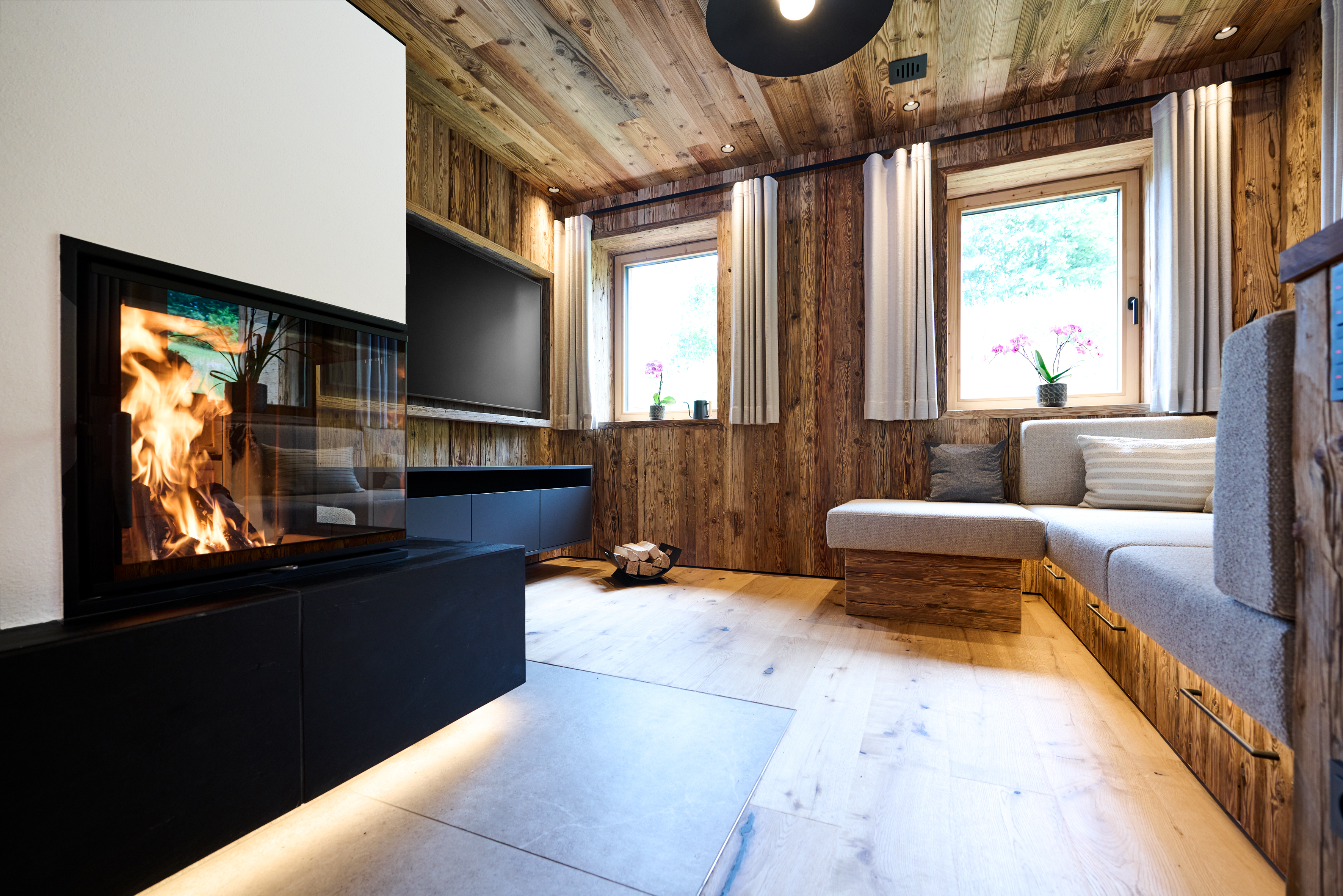 Hüttendorf - PLZ 6183 (Österreich) - Offener Kamin - 5-Sterne Chalet Waldblick