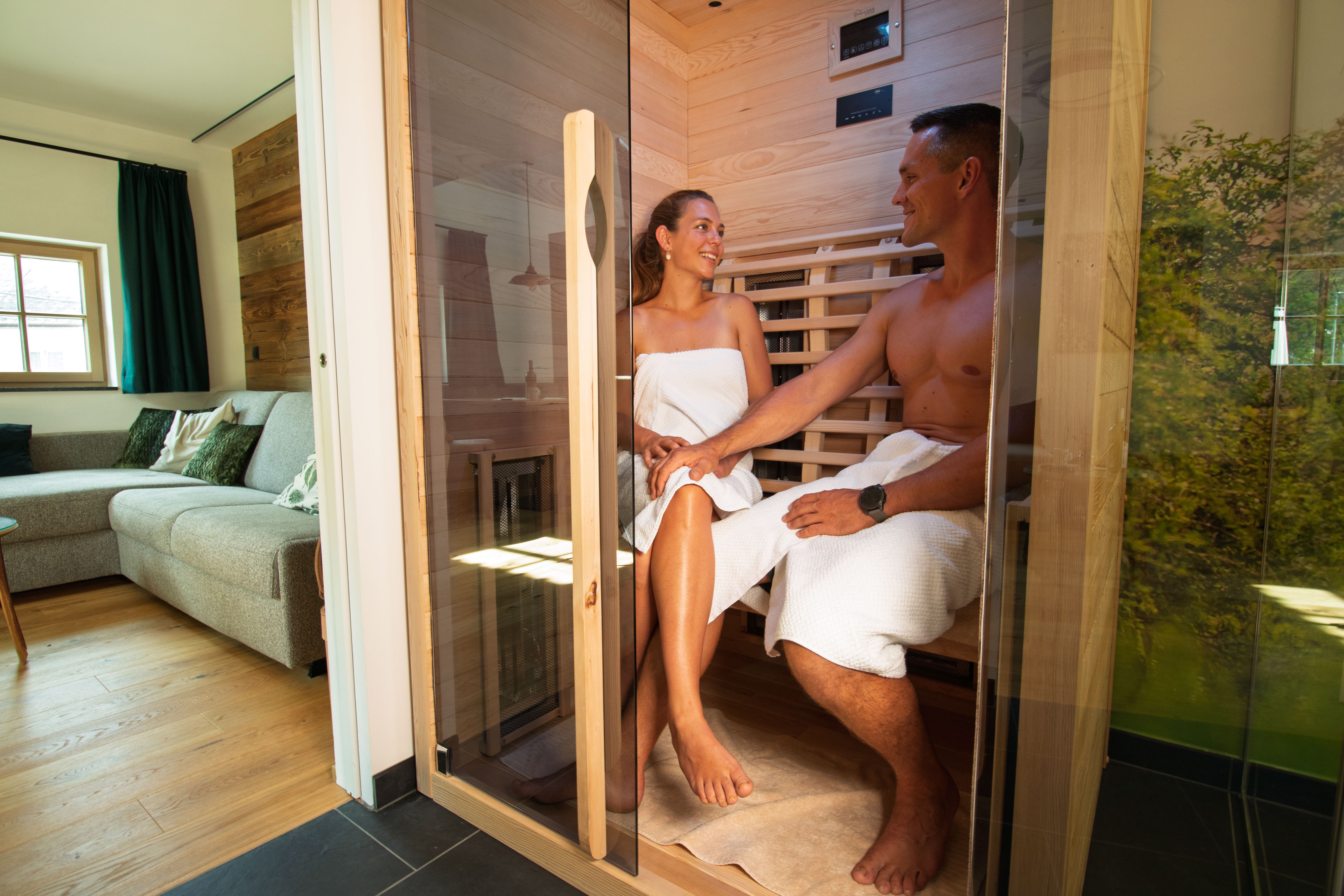 Chalet: Infrarotkabine - Weingenuss.Chalet - Wellness | Entspannen