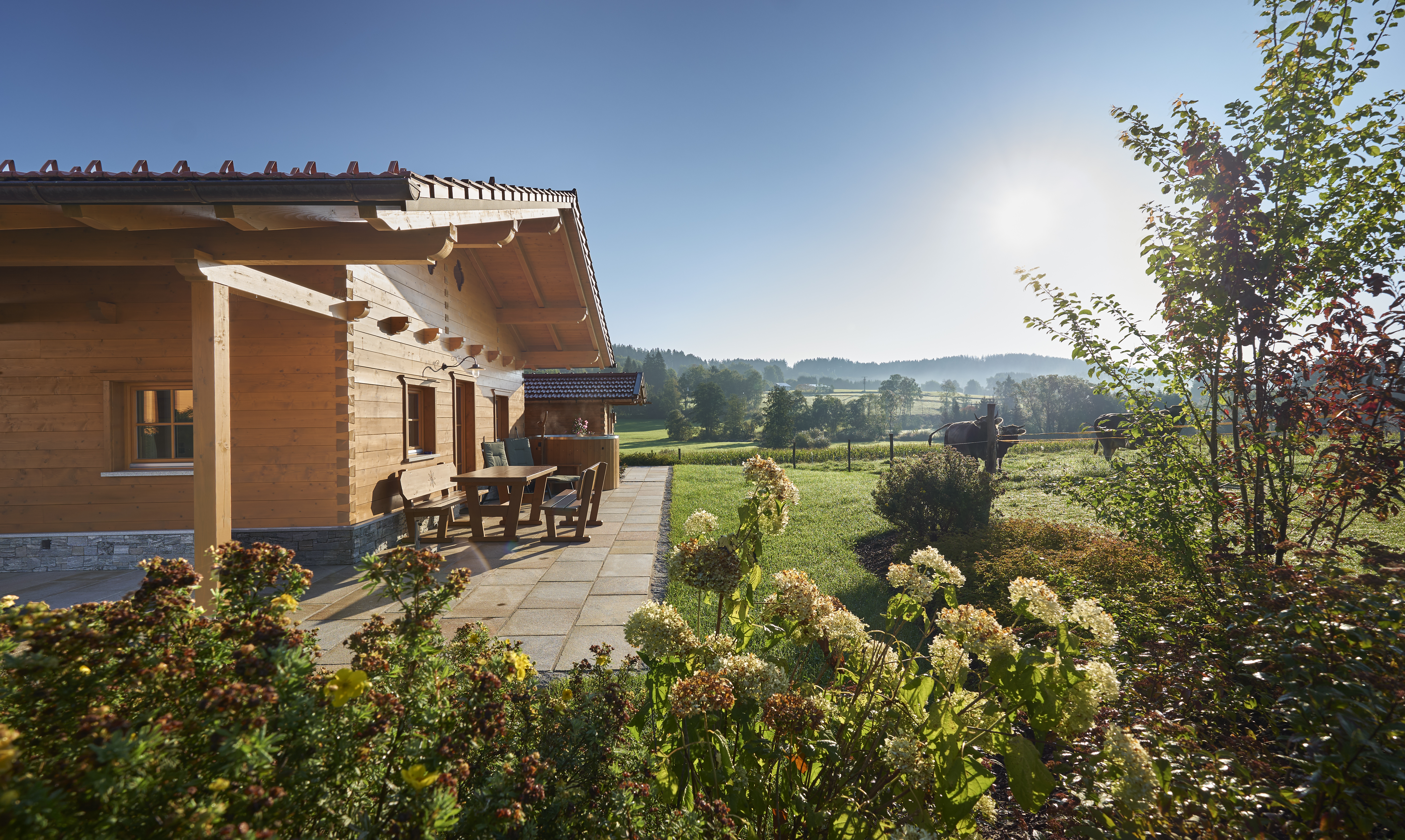 Hüttendorf - Alleinlage - Freyung - Chalet Außenansicht - Wenighof Chalets