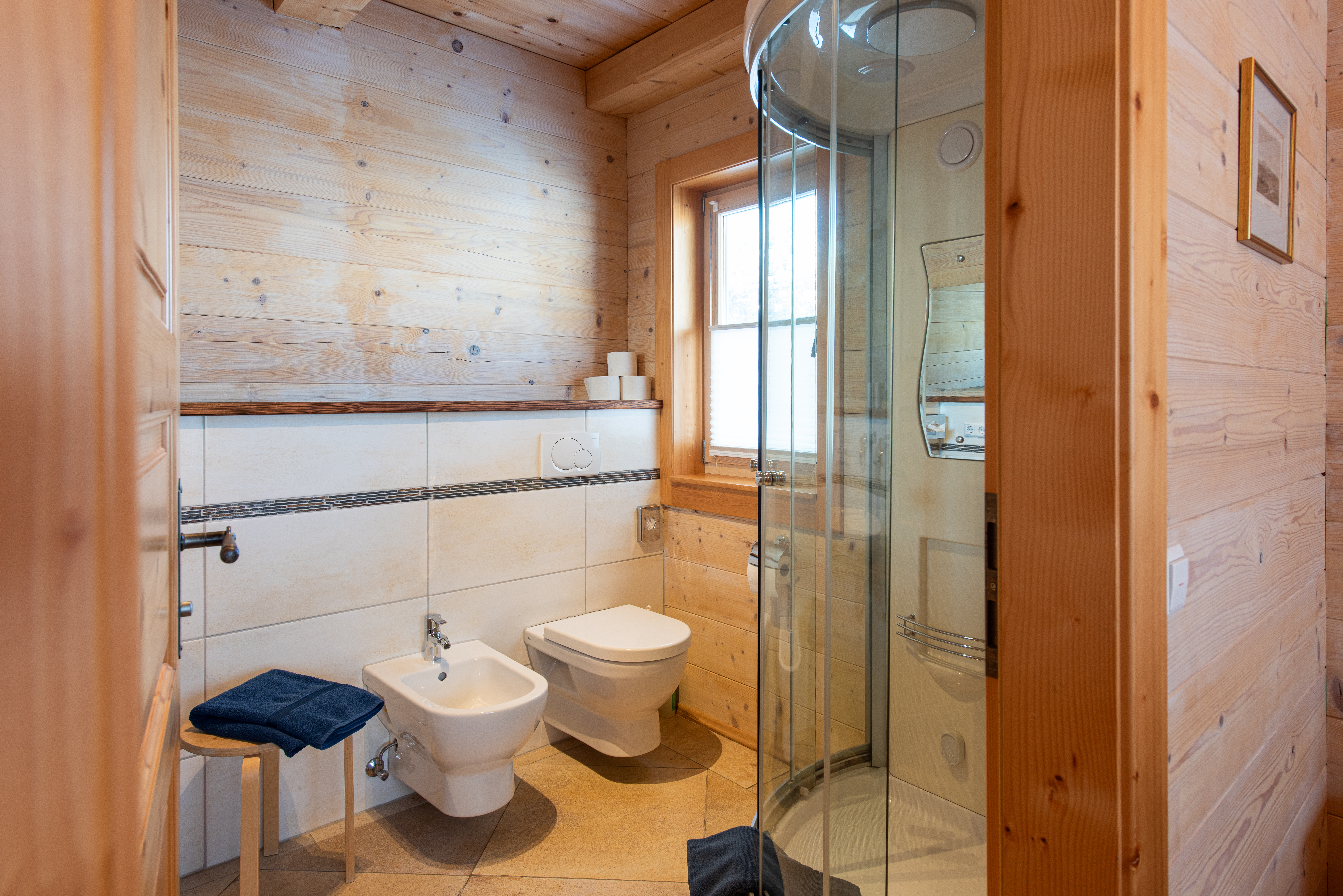Chalet: Ensuite Badezimmer Chalets Sonntagshorn/Unternberg - Beim Waicher, hundefreundliche Chalets mitten in der Natur.