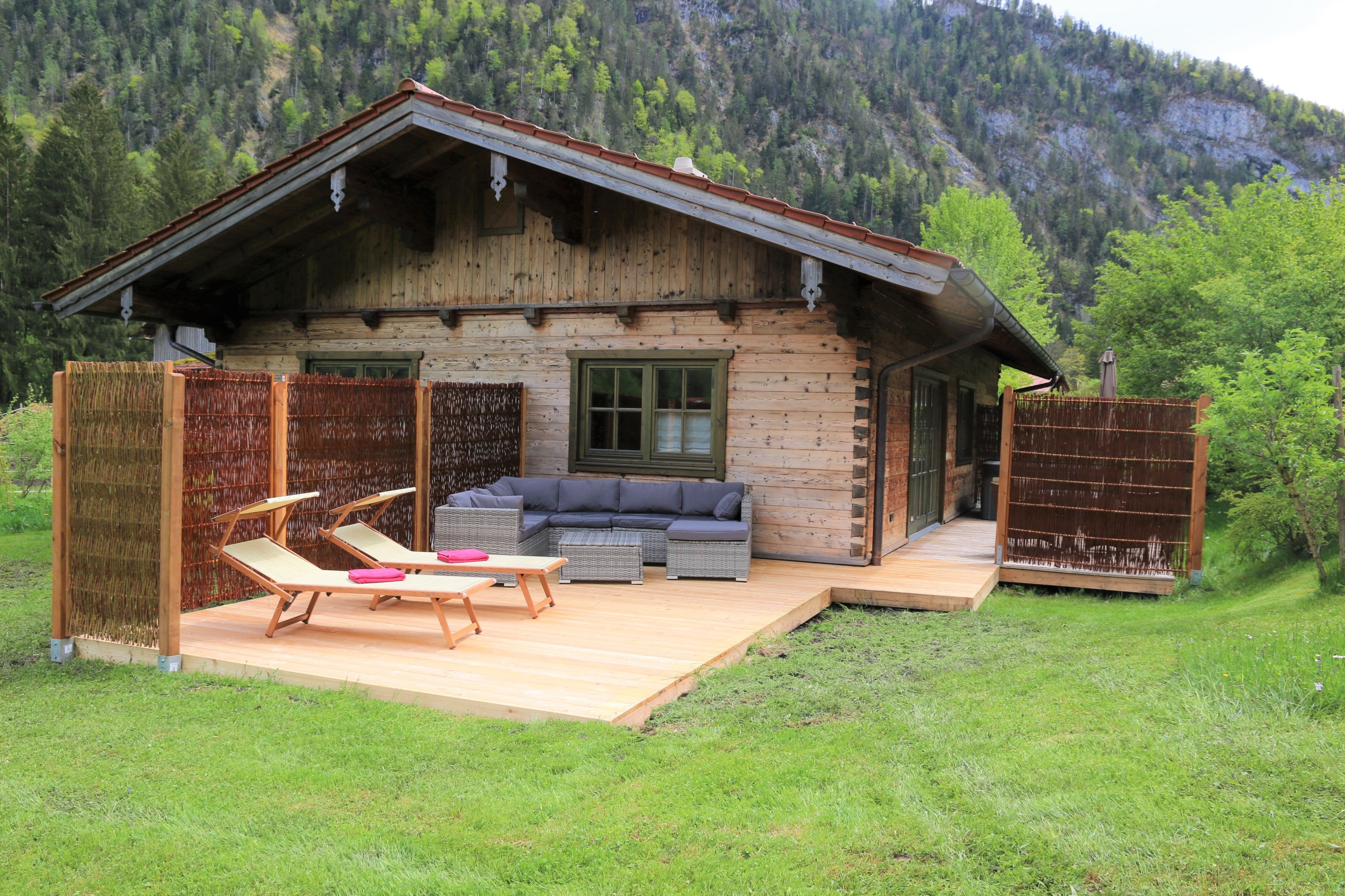 Chalet: Chalet Kienberg mit Sonnenterasse  - Beim Waicher, hundefreundliche Chalets mitten in der Natur.