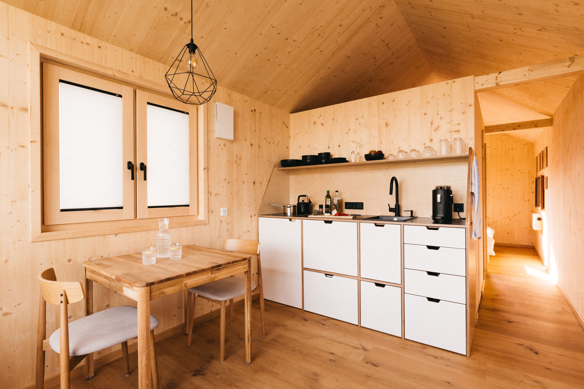 Chalet: Küche - NaturResort Steinwald - Innen