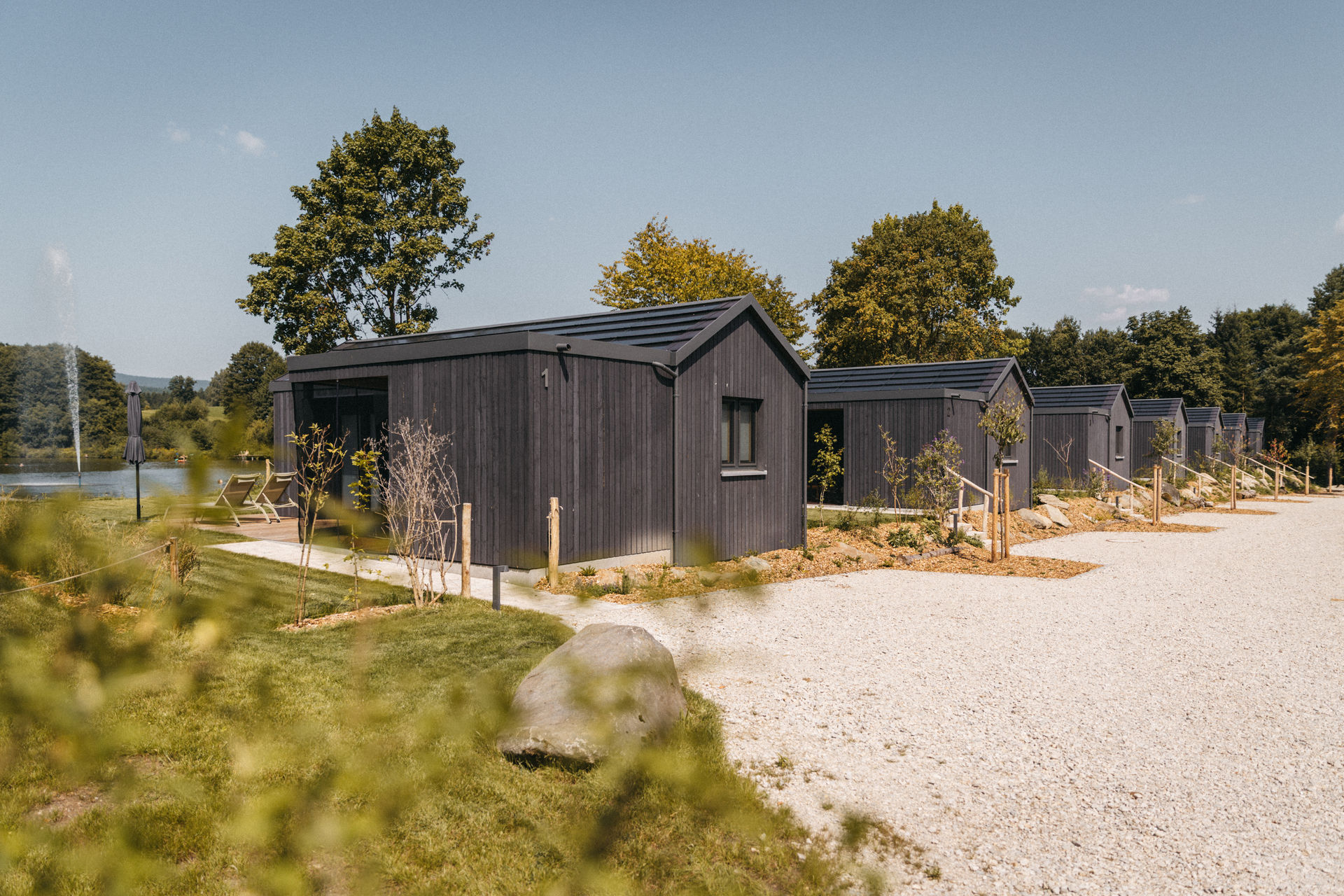 Chalet: Zuwegung NaturResort - NaturResort Steinwald - Außen