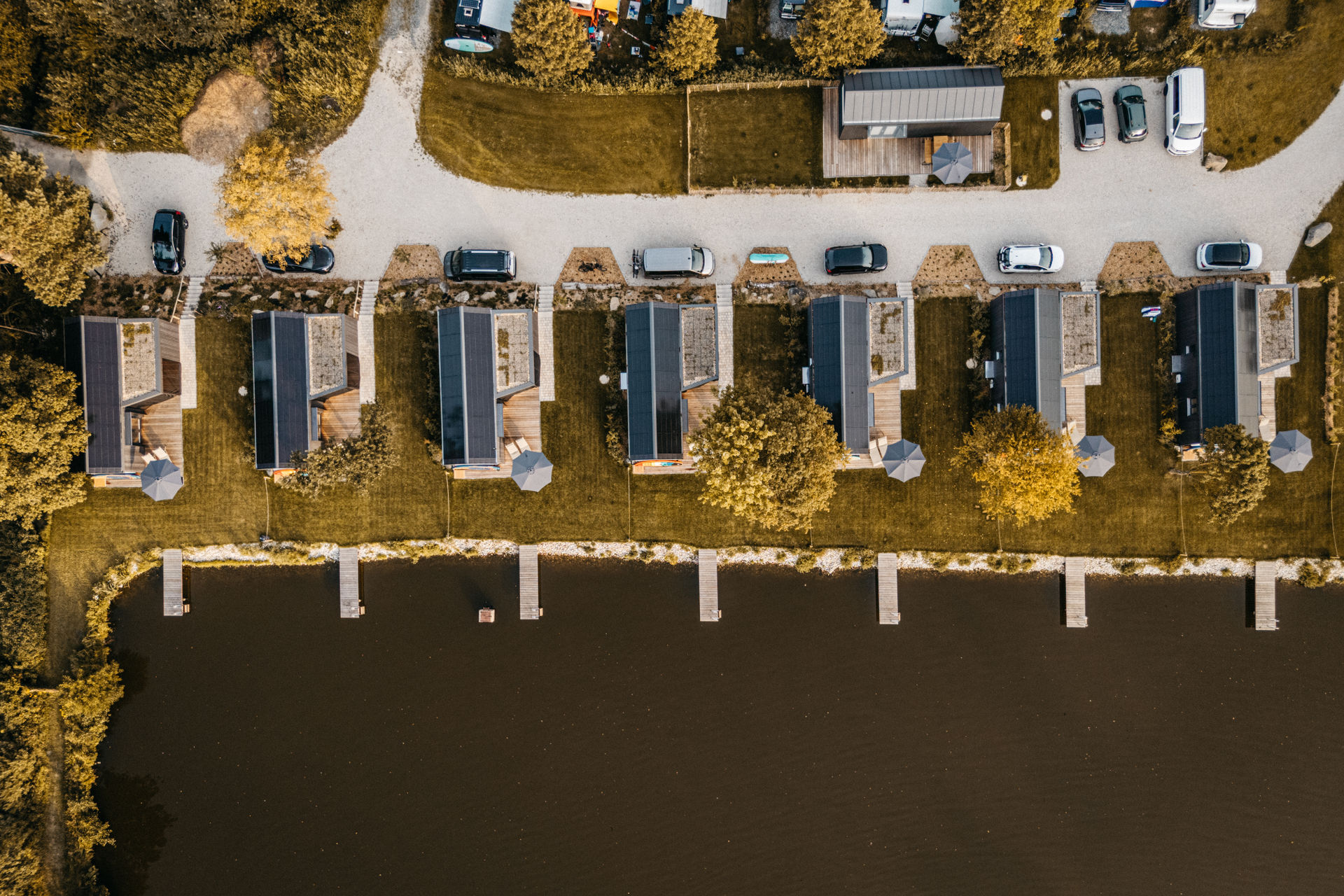 Chalet: NaturResort Drohnensicht - NaturResort Steinwald - Außen