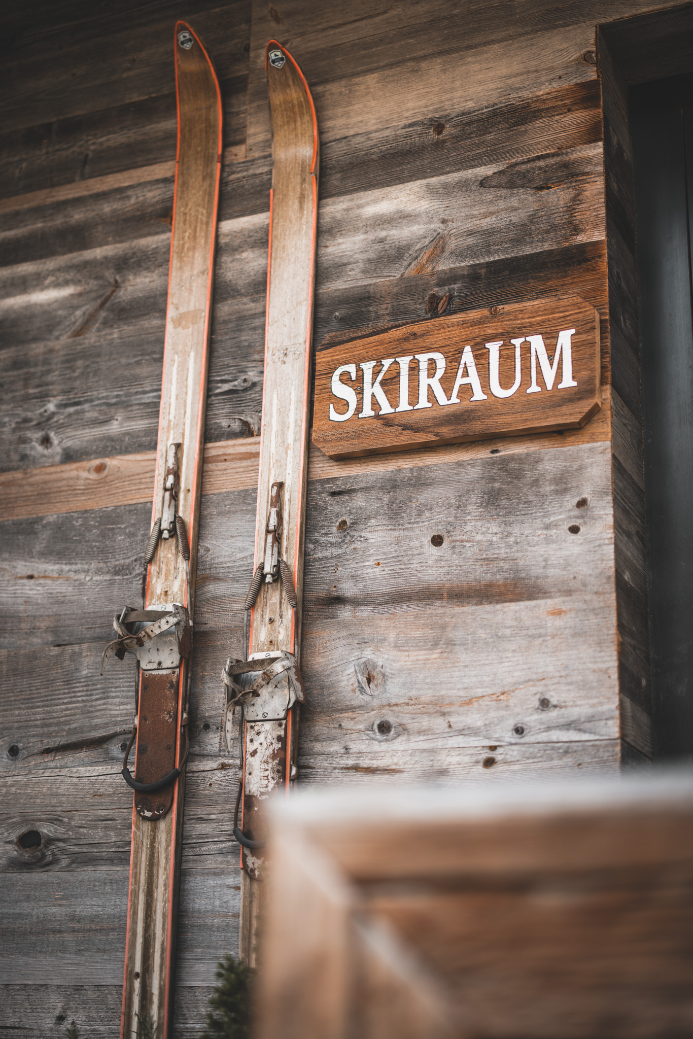 Chalet: Skiraum und Fahrradraum - Boutique Hotel und Chalets Bergwiesenglück