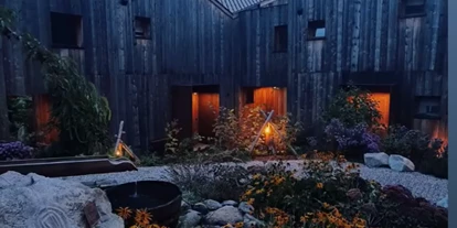 Hüttendorf - Toblach - Abenddämmerung - Bio Natur Refugium Blasla Hof