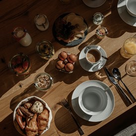 Chalet: Frühstück im Chalet - Hygna Chalets