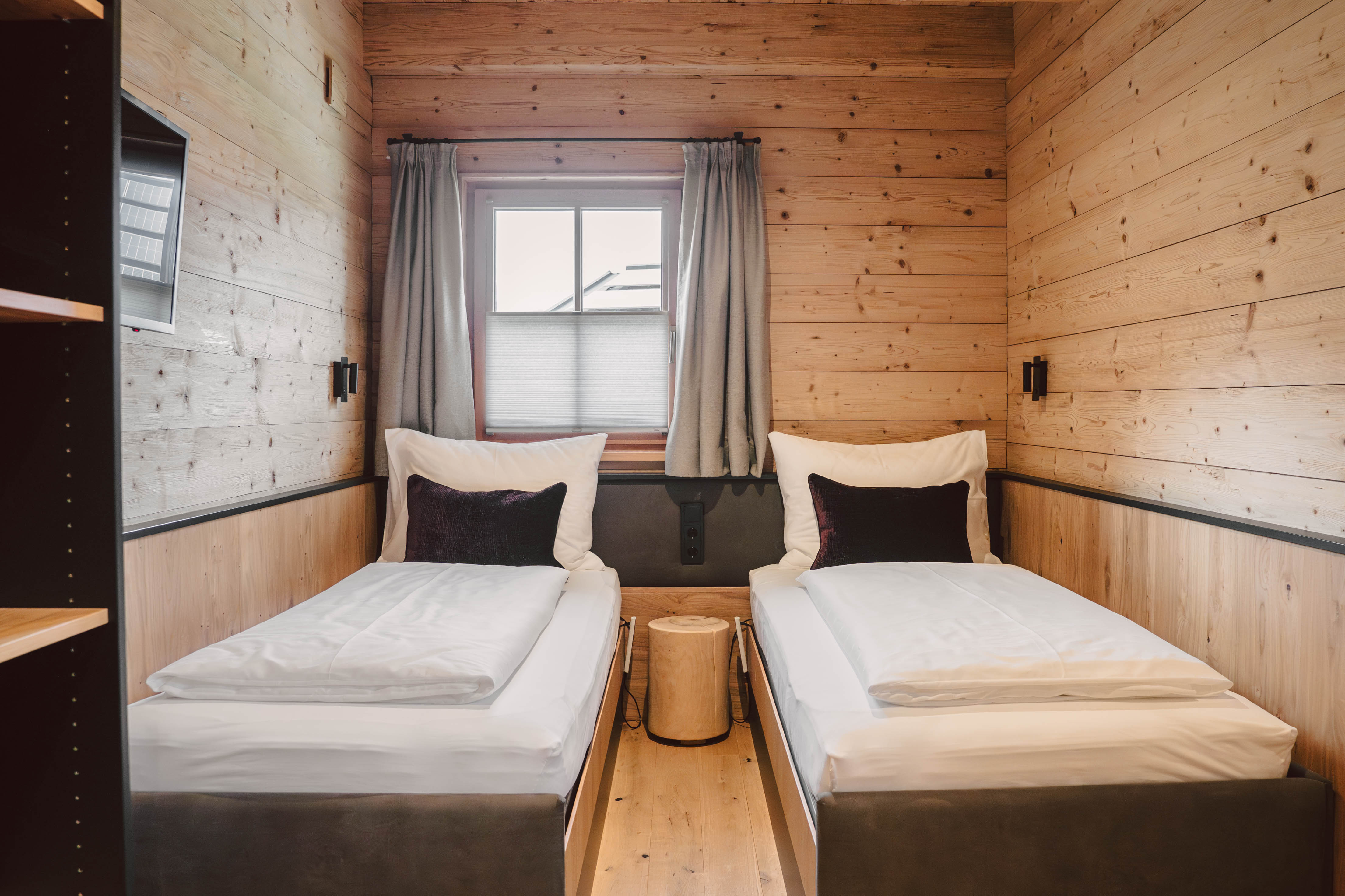Chalet: Wiesen Chalet - Schlafzimmer im Erdgeschoss - Hygna Chalets