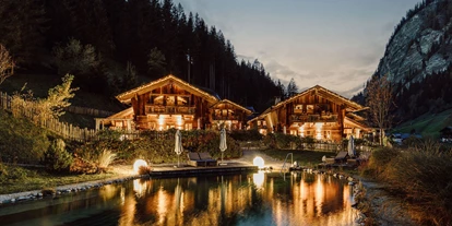 Hüttendorf - Weng (Goldegg) - Abendstimmung Sommer Auszeit Chalets - Chaletdorf Auszeit