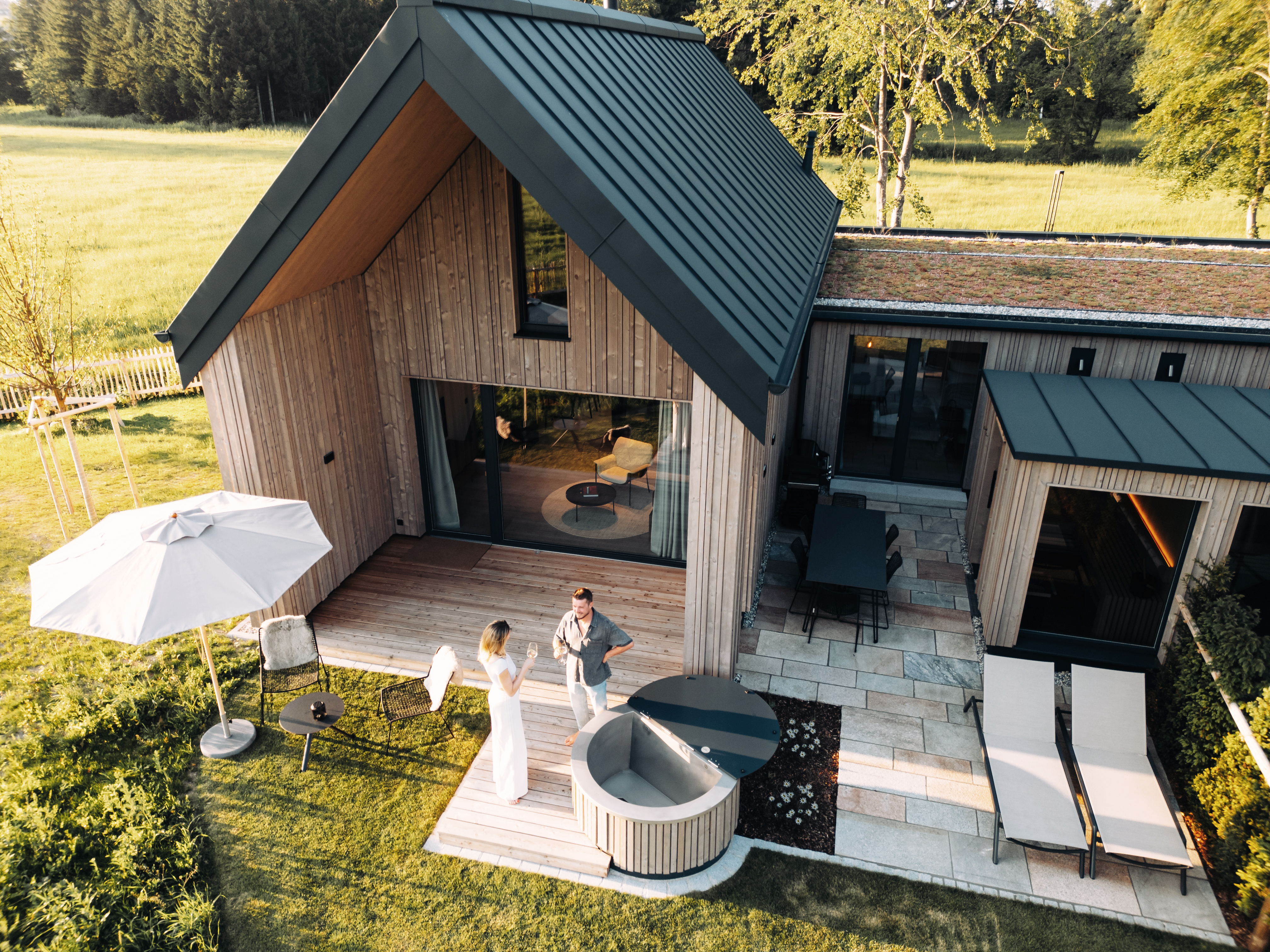 Chalet: Chalet von Oben - Agrad Chalets - Außen