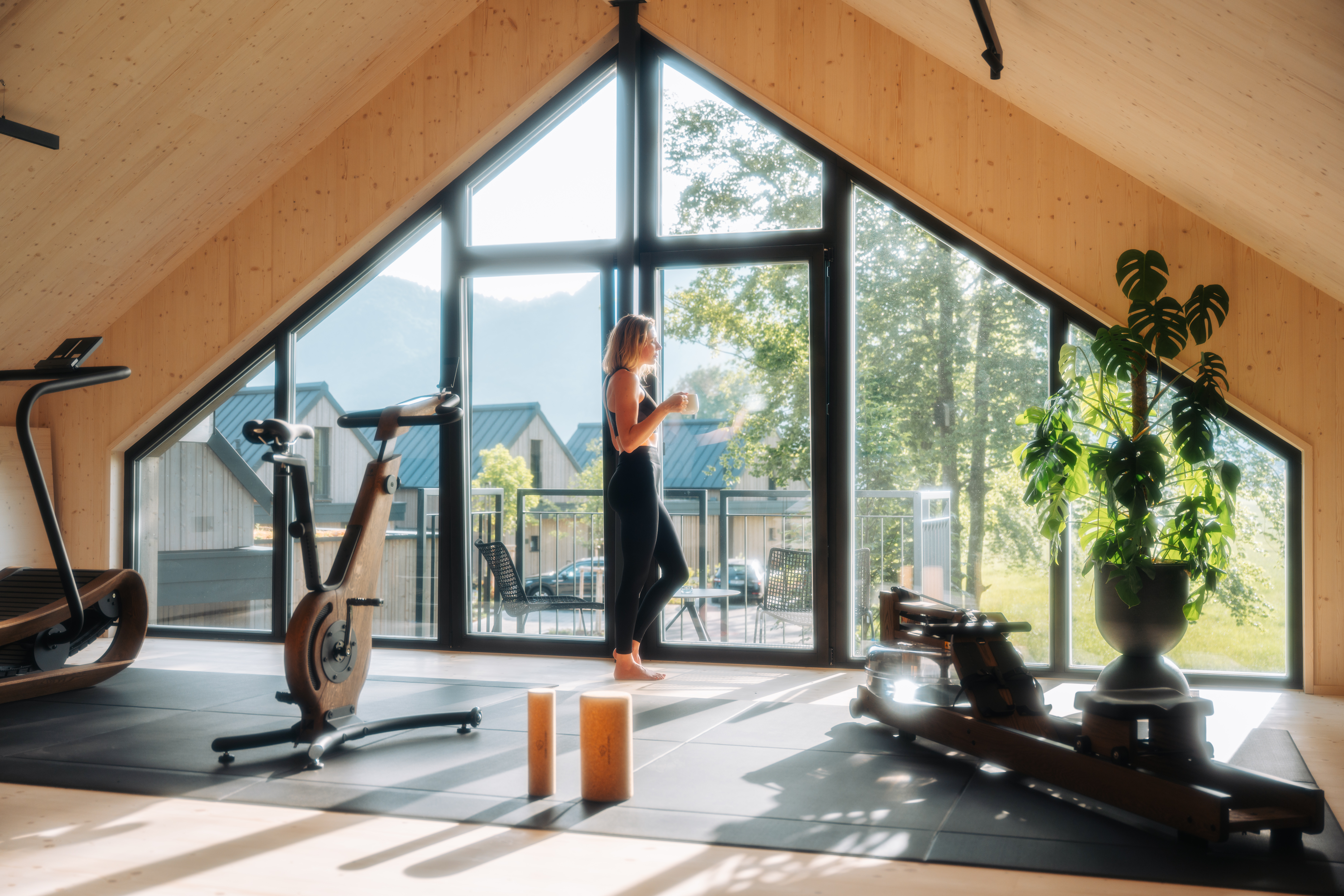Chalet: Yoga- & Fitnessraum - Agrad Chalets - Wellness | Entspannen