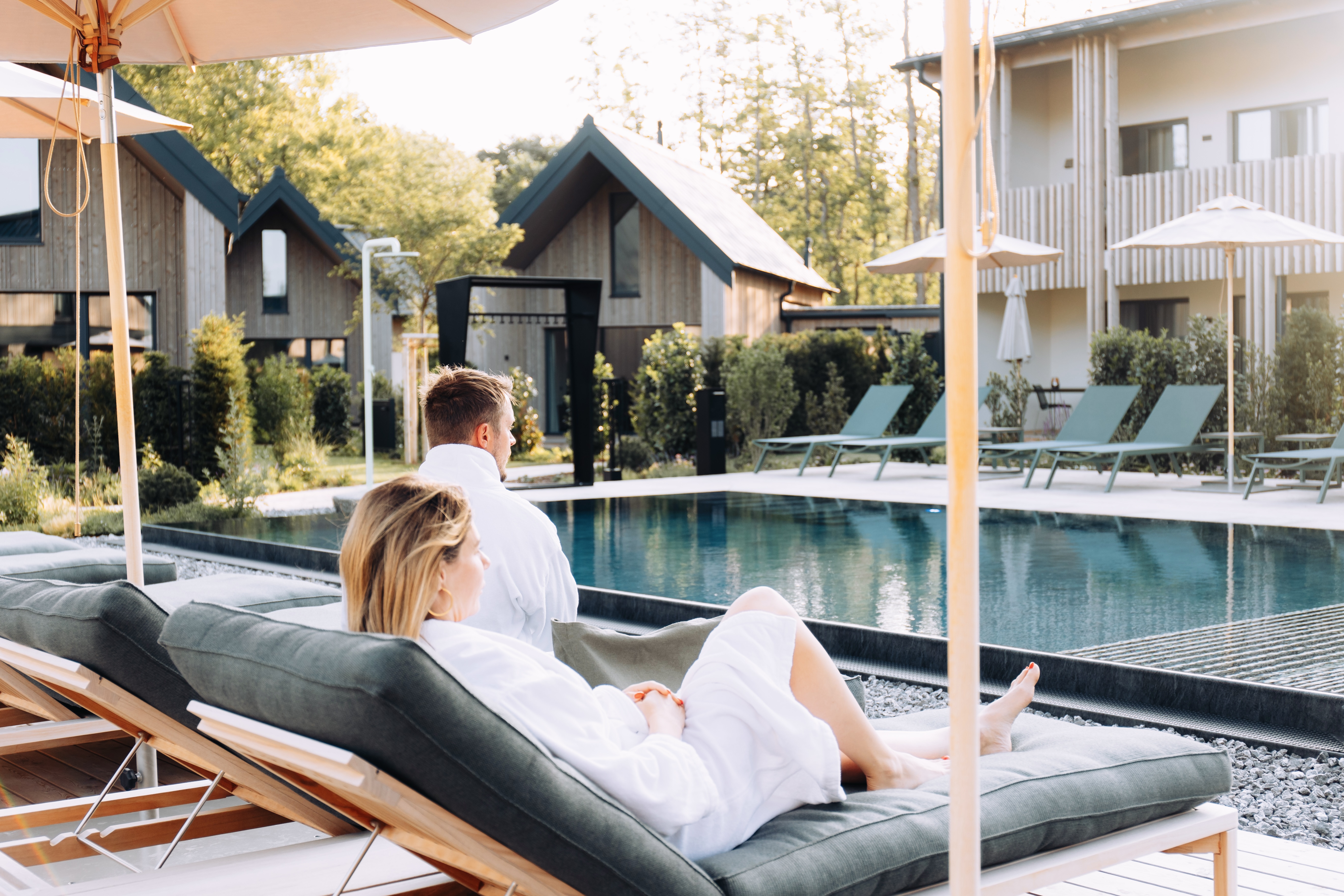 Chalet: Entspannen am Pool - Agrad Chalets - Außen