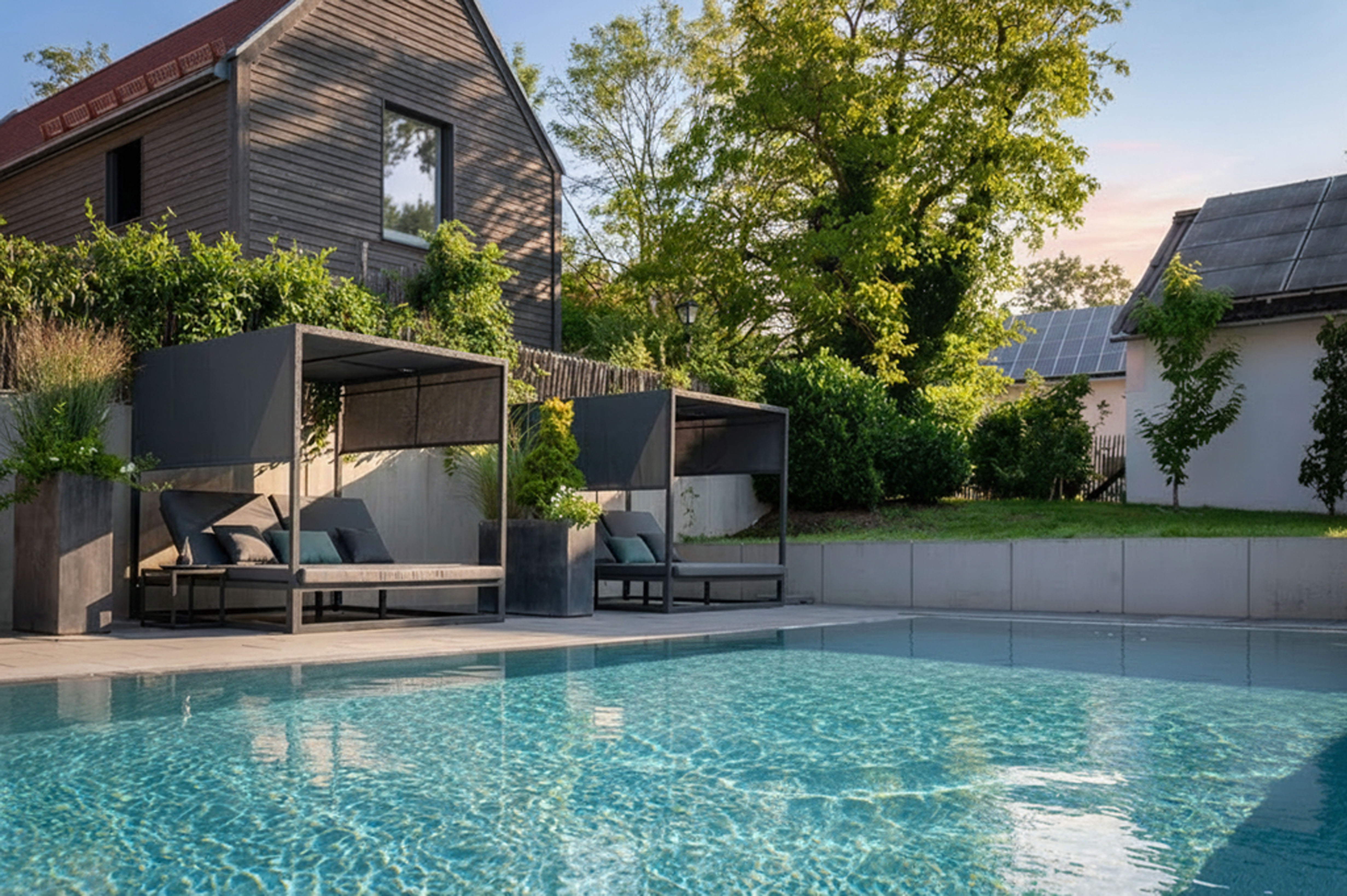 Hüttendorf - Chaletgröße: 6 - 8 Personen - BÜCHELBERGEREI Chaletdorf – Pool, Hottub, Sauna