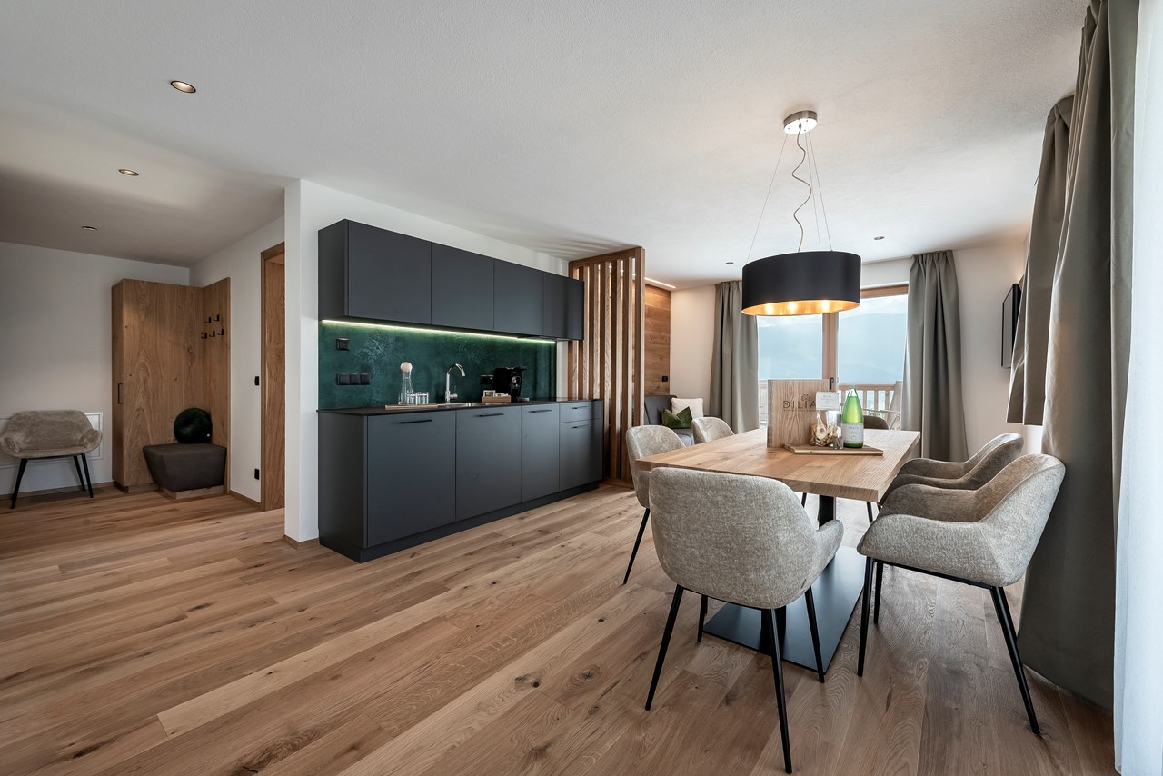 Dilia Dolomites Hütten im Detail Apartment Panorama