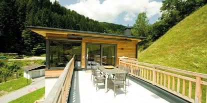 Hüttendorf - Chaletgröße: 4 - 6 Personen - Pinzgau - Chalet Glemmtal - Haus Schmittenblick Terrasse - Chalet Glemmtal
