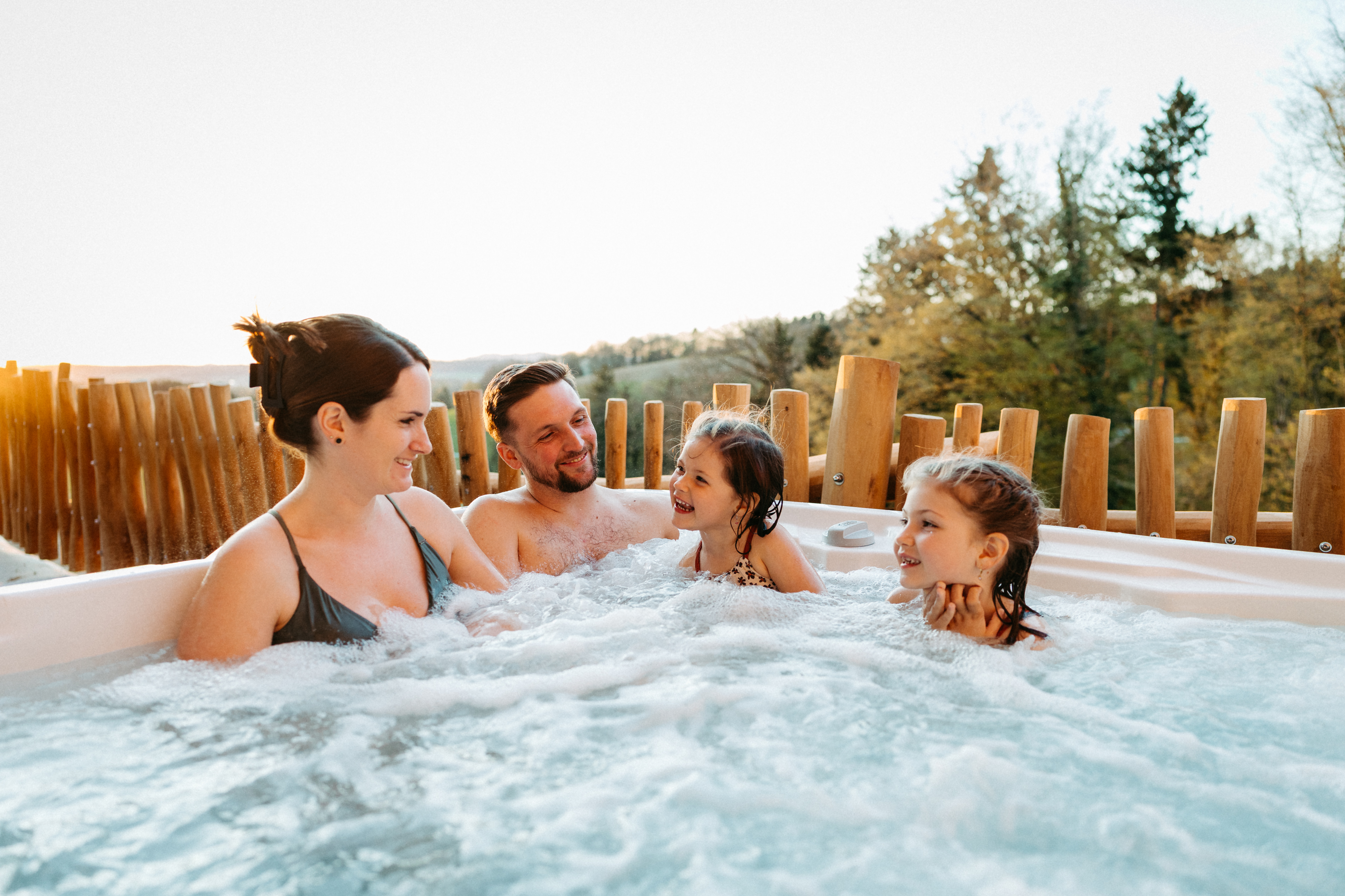 Chalet: Whirlpool Wildpark Lodge - Wildpark Lodges - Wellness | Entspannen