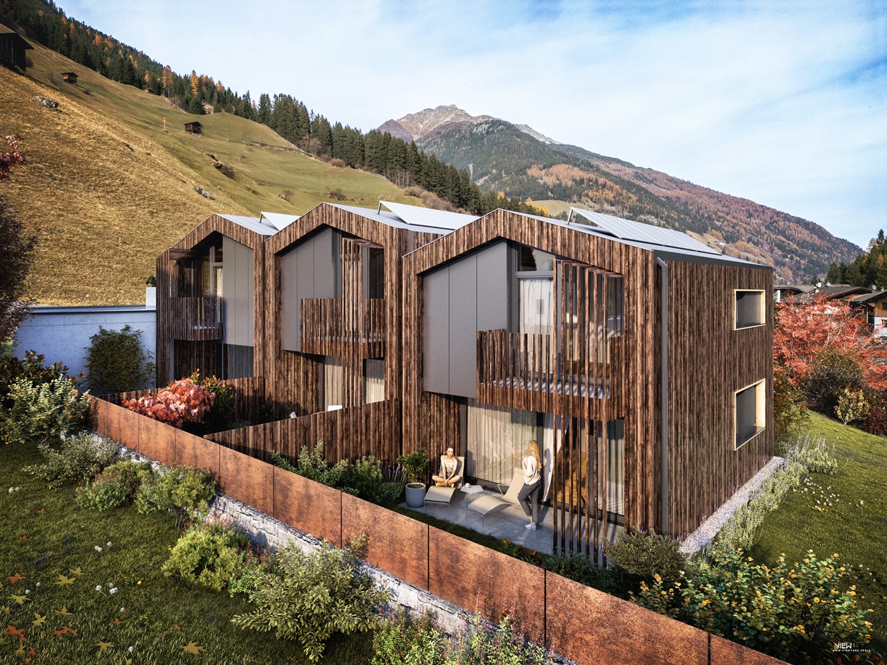 Slow Fine Chalets - Neustift im Stubaital Hütten im Detail Exklusives Alpen Chalet mit Whirlpool u. Bergblick