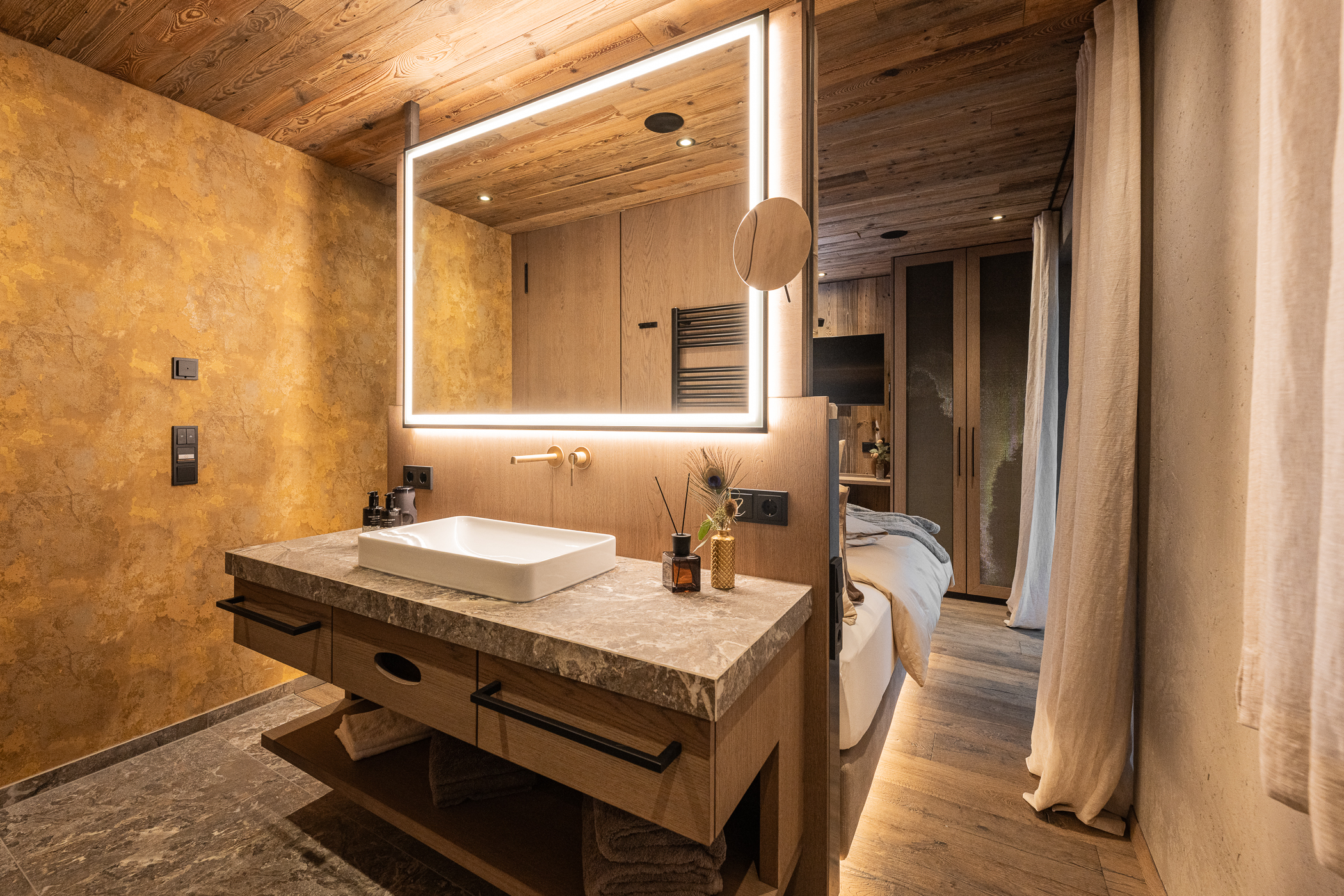 Chalet: Bad/Dusche Luxury Chalet Tre Cime - COMICI - Luxury Chalet Tre Cime - Innen