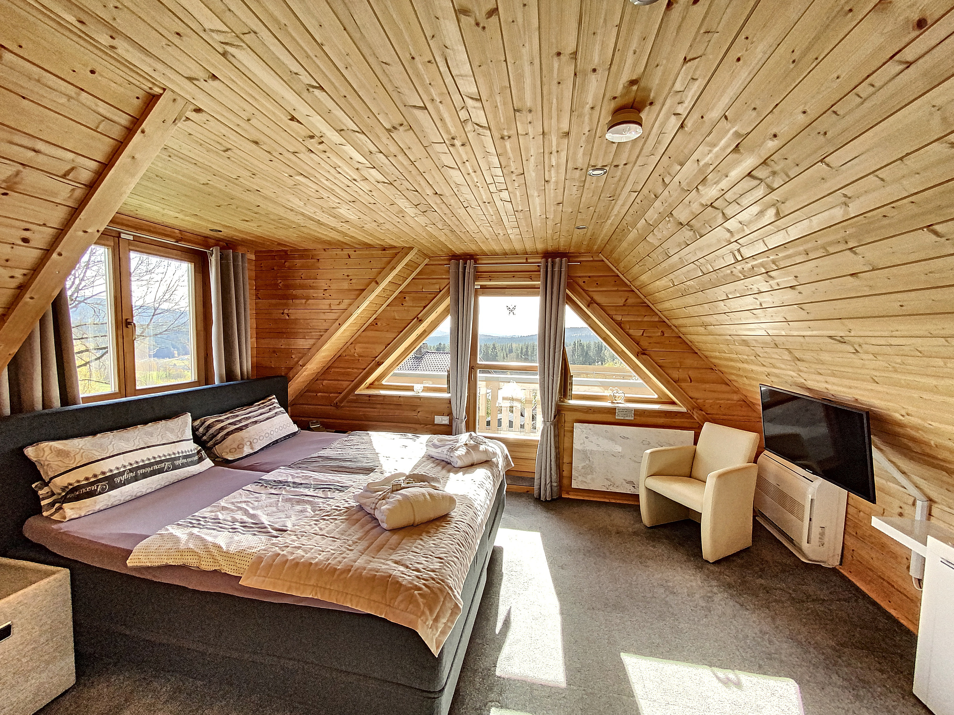 Hüttendorf - Drachselsried - Endlich mal wieder entspannen, erholen und ausschlafen! - Chalets zum Latschen mit Frühstücksservice