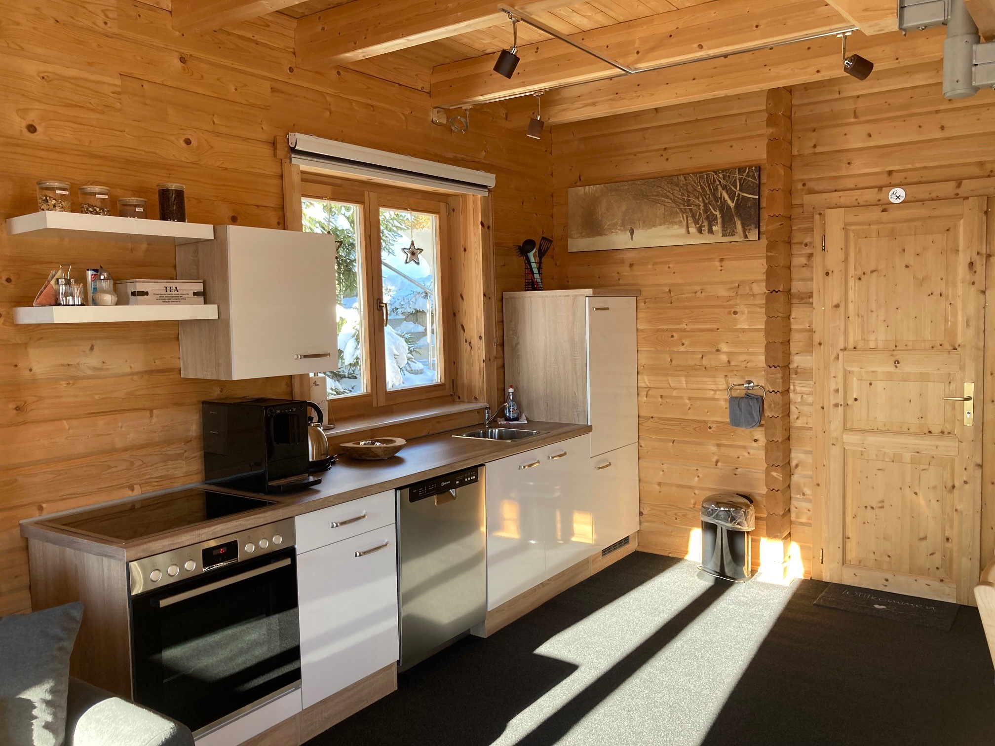 Chalet: Küche voll ausgestattet - Chalets zum Latschen mit Frühstücksservice
