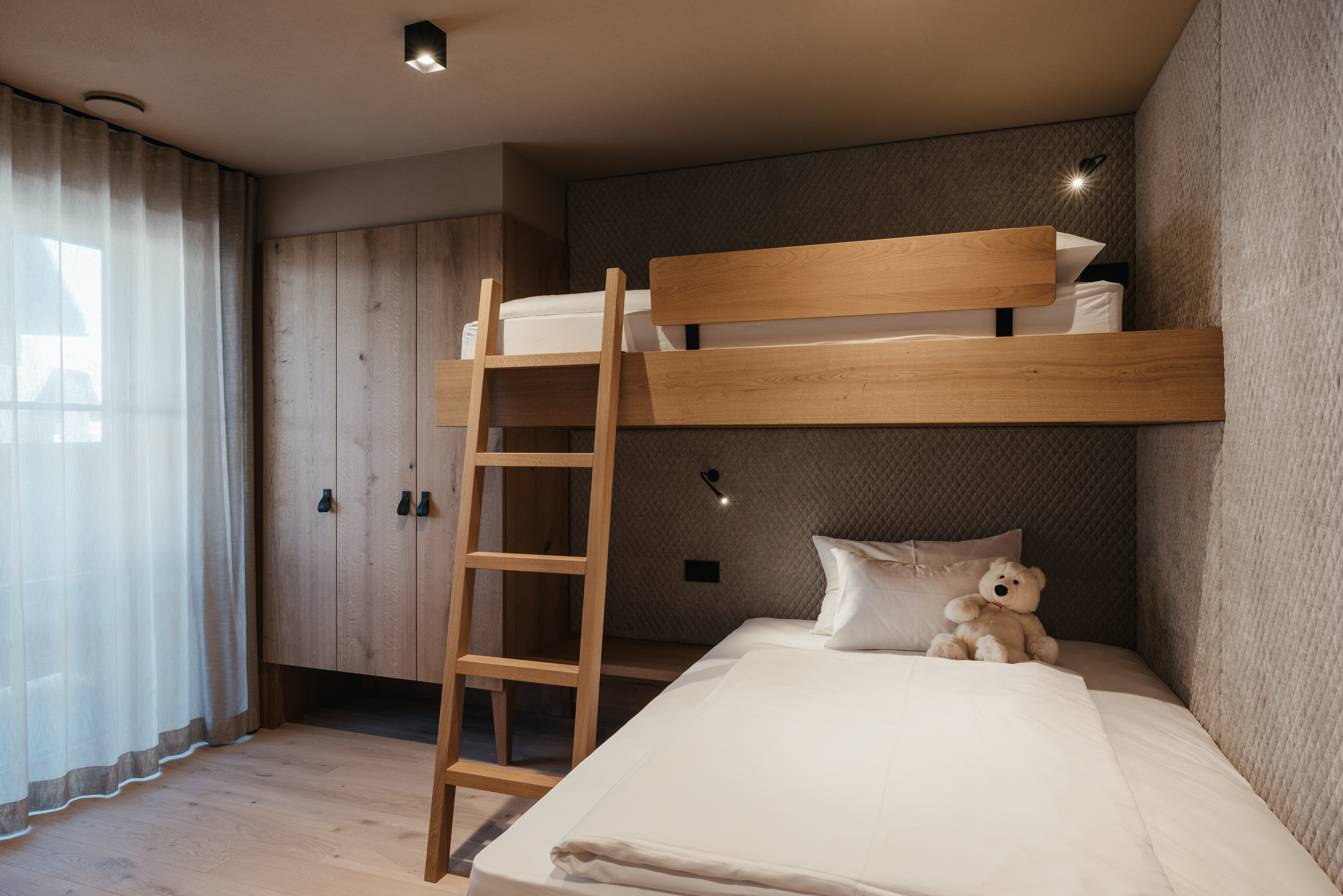 Chalet: Kinderschlafzimmer  -  Pescosta Chalet Luxury Living